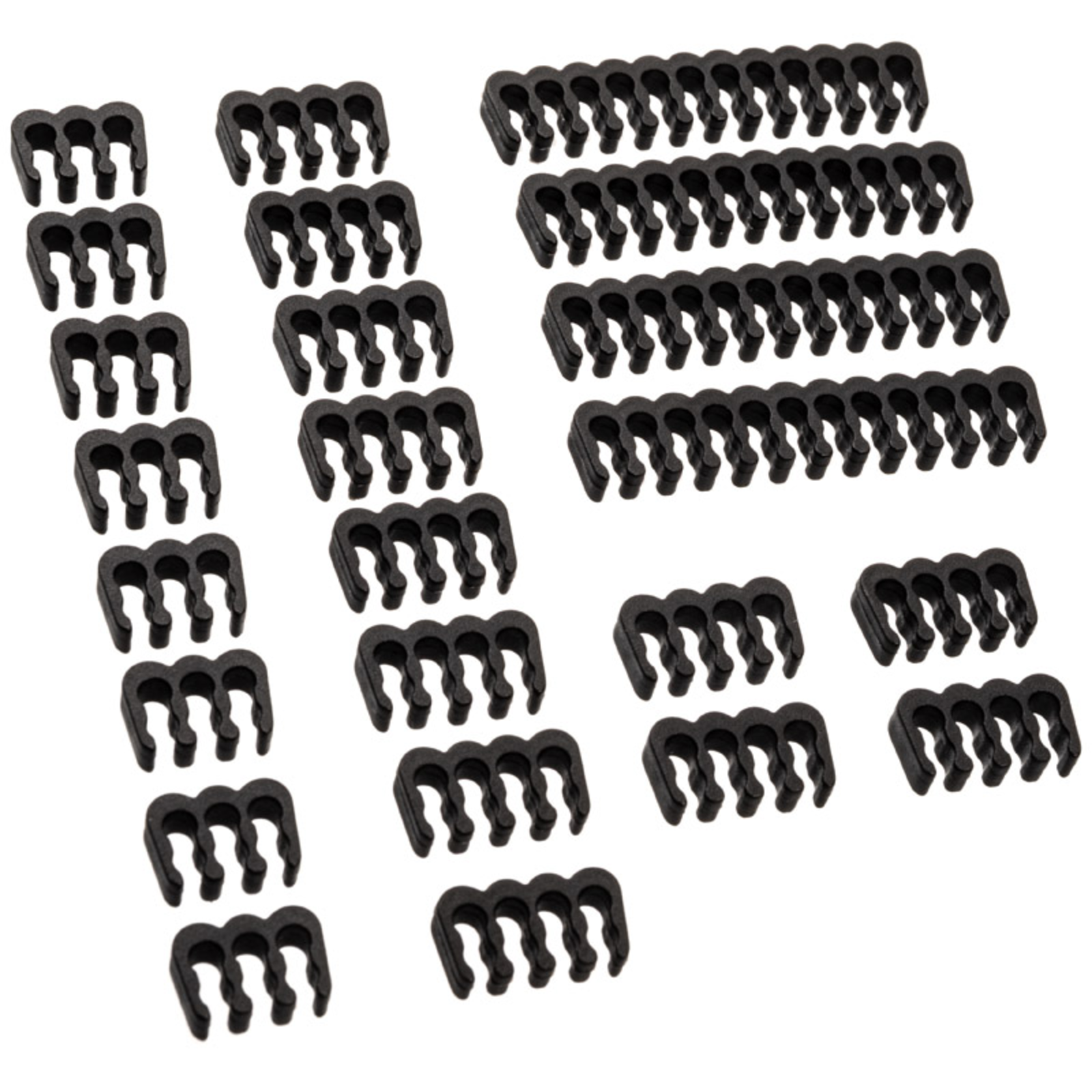 AKASA Cable Comb Set 3mm Black