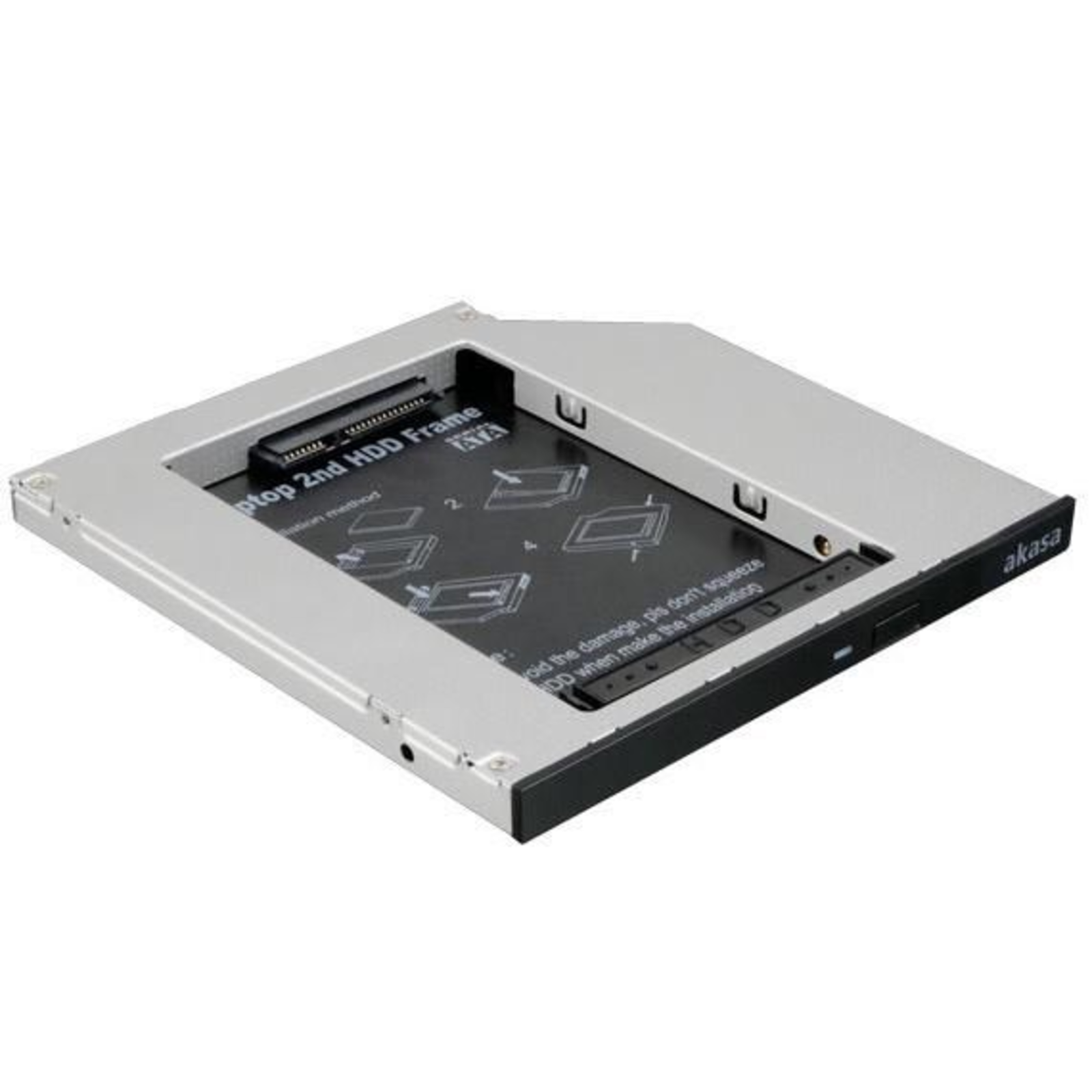 Akasa N.stor Drive Bay Adapter 13.30cm 5.25 Slim Line to 2.5 X 18H 13.3cm 6.4cm