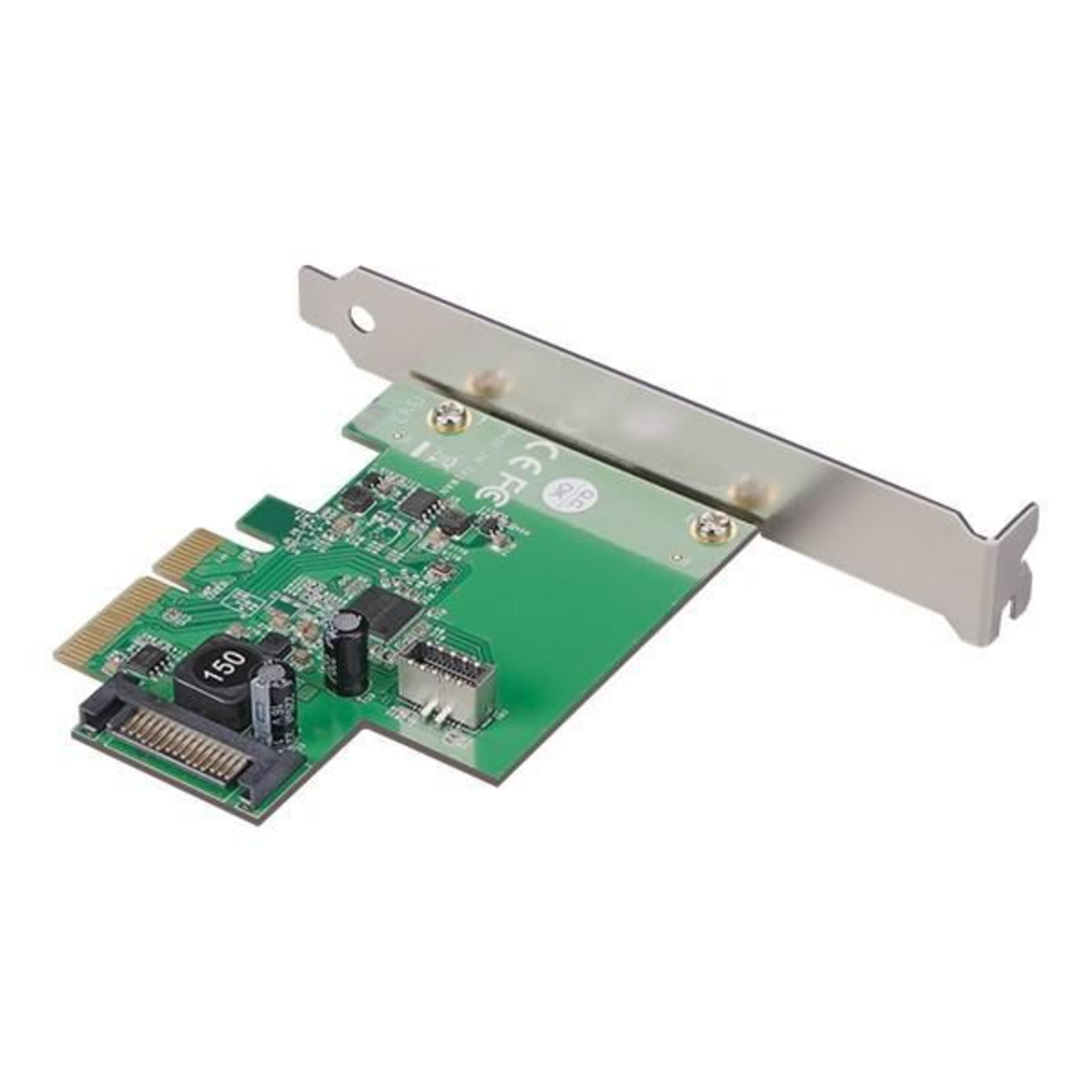 Akasa AK-PCCU3-06 USB 3.2 Gen 2 (3.1 Gen 2) Type-C PCIe Low Profile PCIe 3.0 SATA 15-pin PC