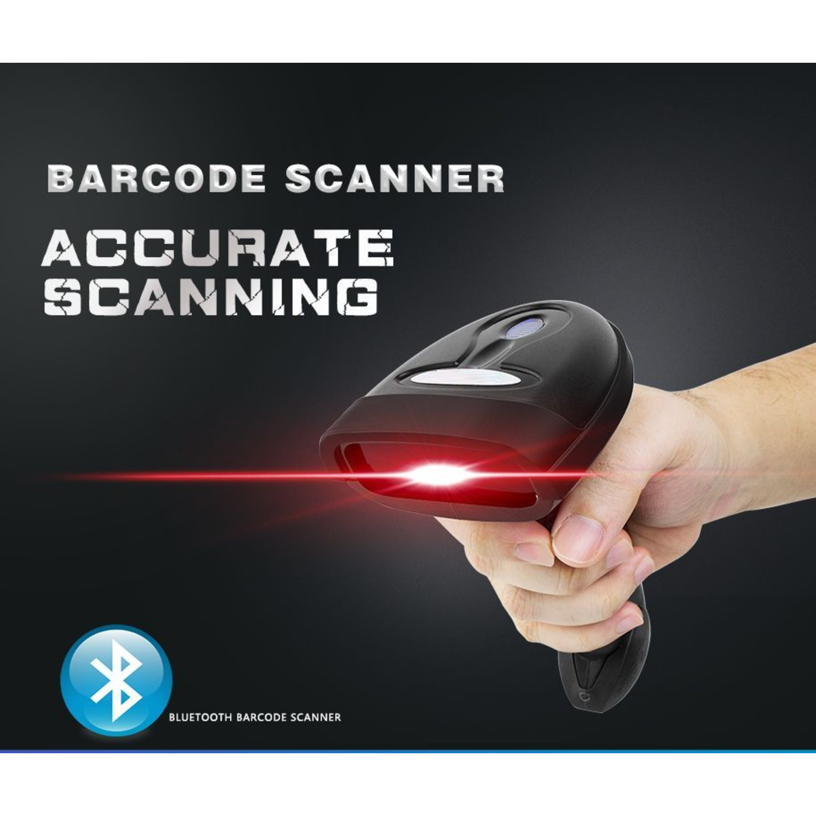 ALLNET Barcode Scanner ALL-SC1228B 2D Wireless Incl. BT