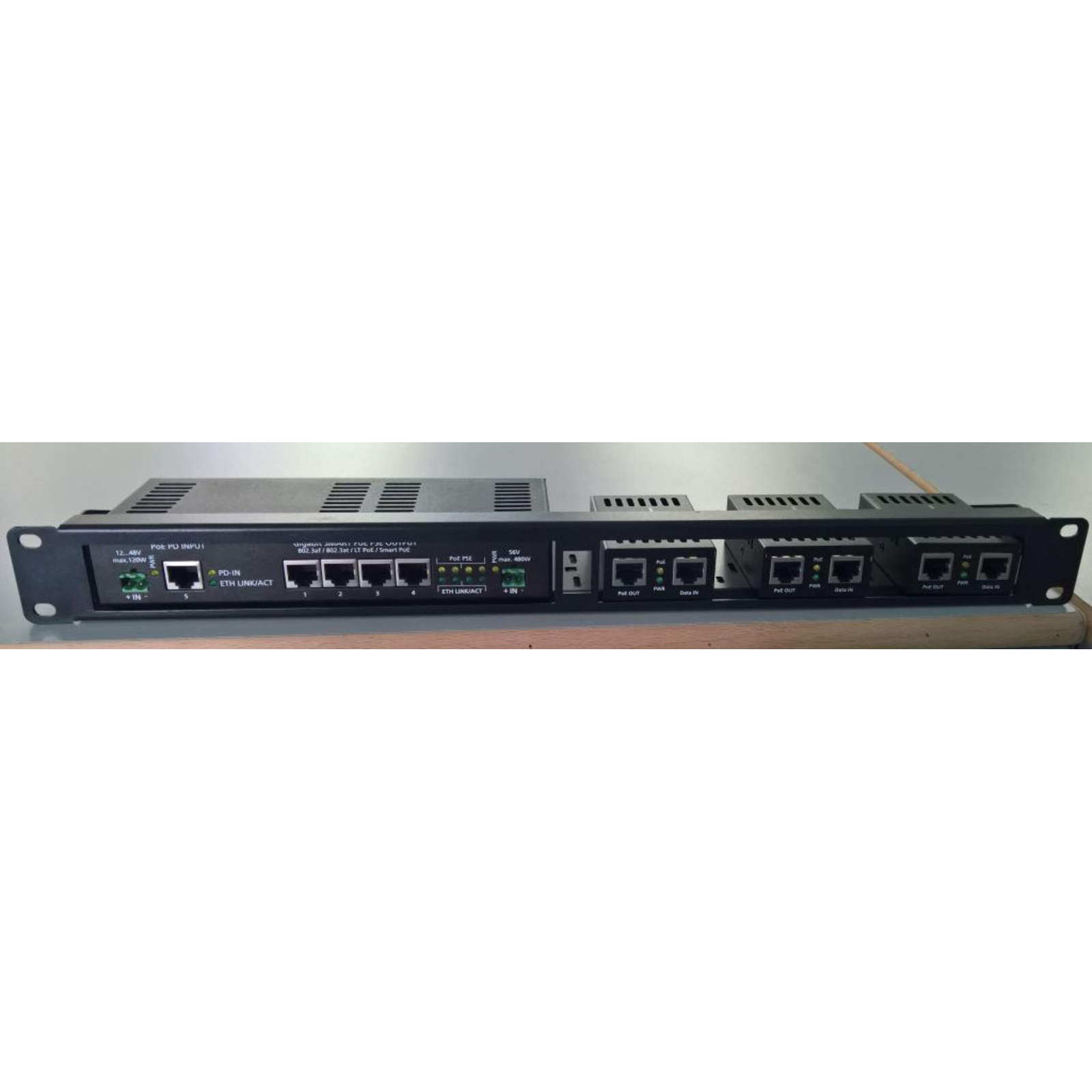 ALLNET Switch Accessories Unmanaged 4 Port Gigabit LT-PoE 90W 19