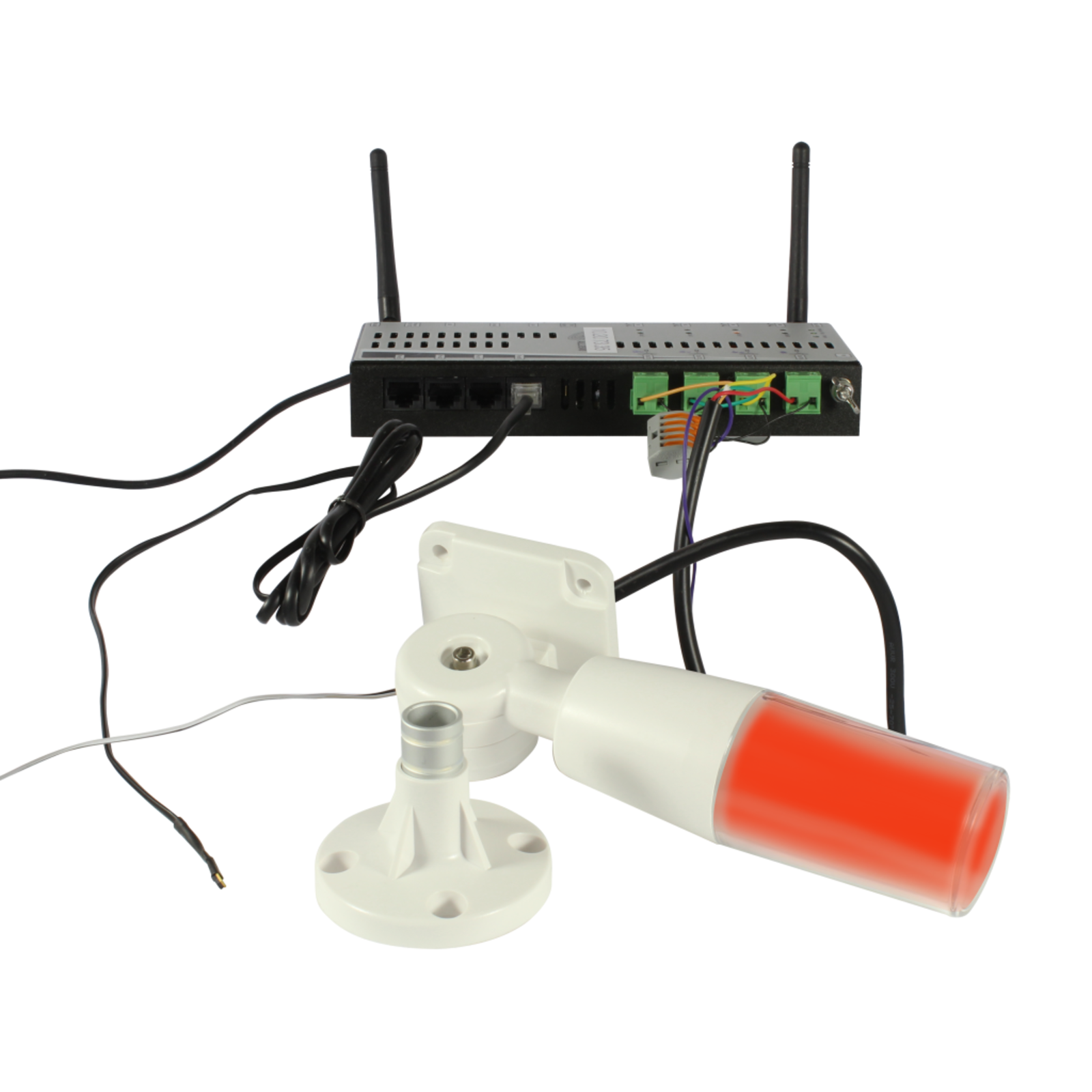 ALLNET MSR Zbh. Signal Warning Lamp Red-yellow-green Buzzer Individually Controllable