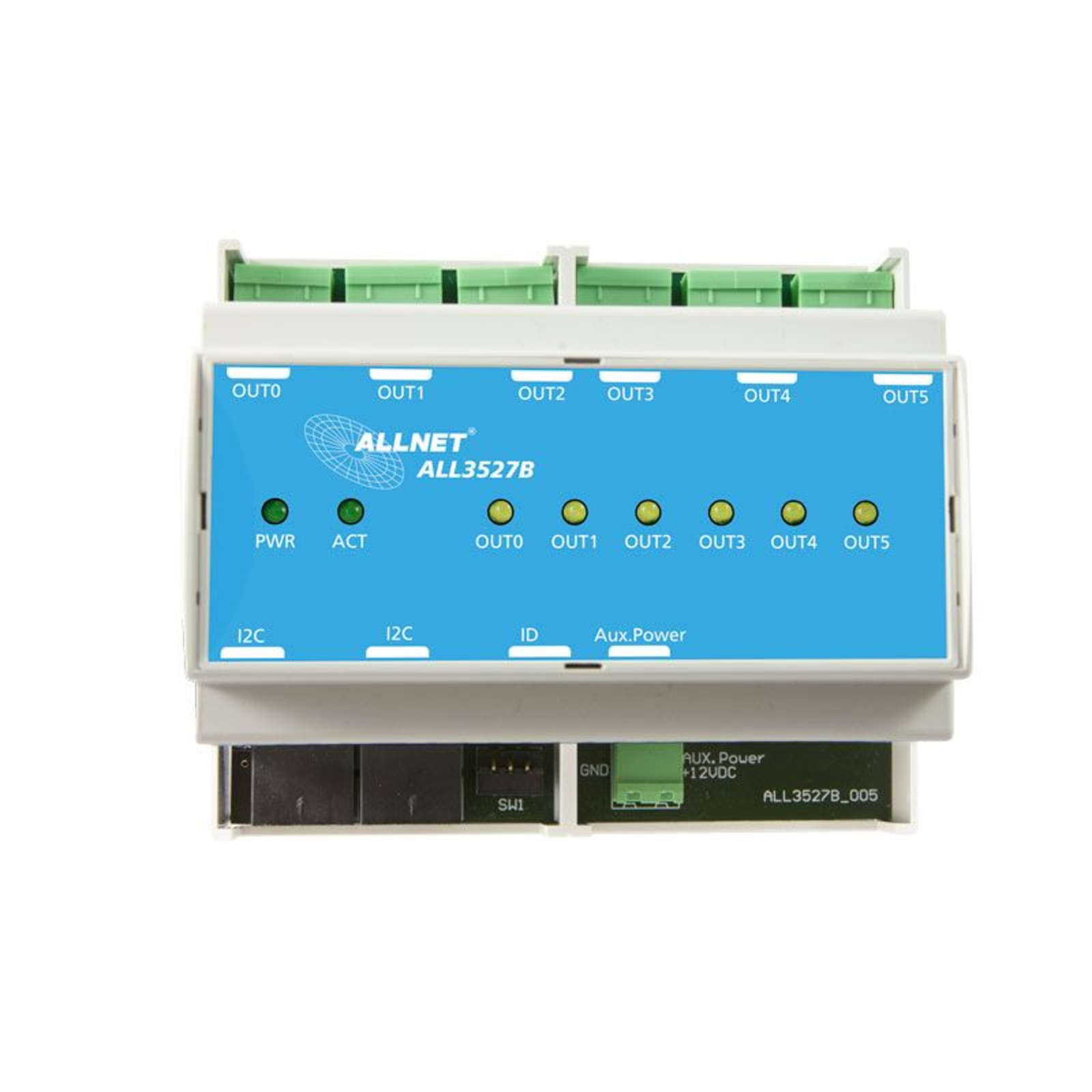 ALLNET MSR ALL3527B HUT 6-gang 250V/16A Relay