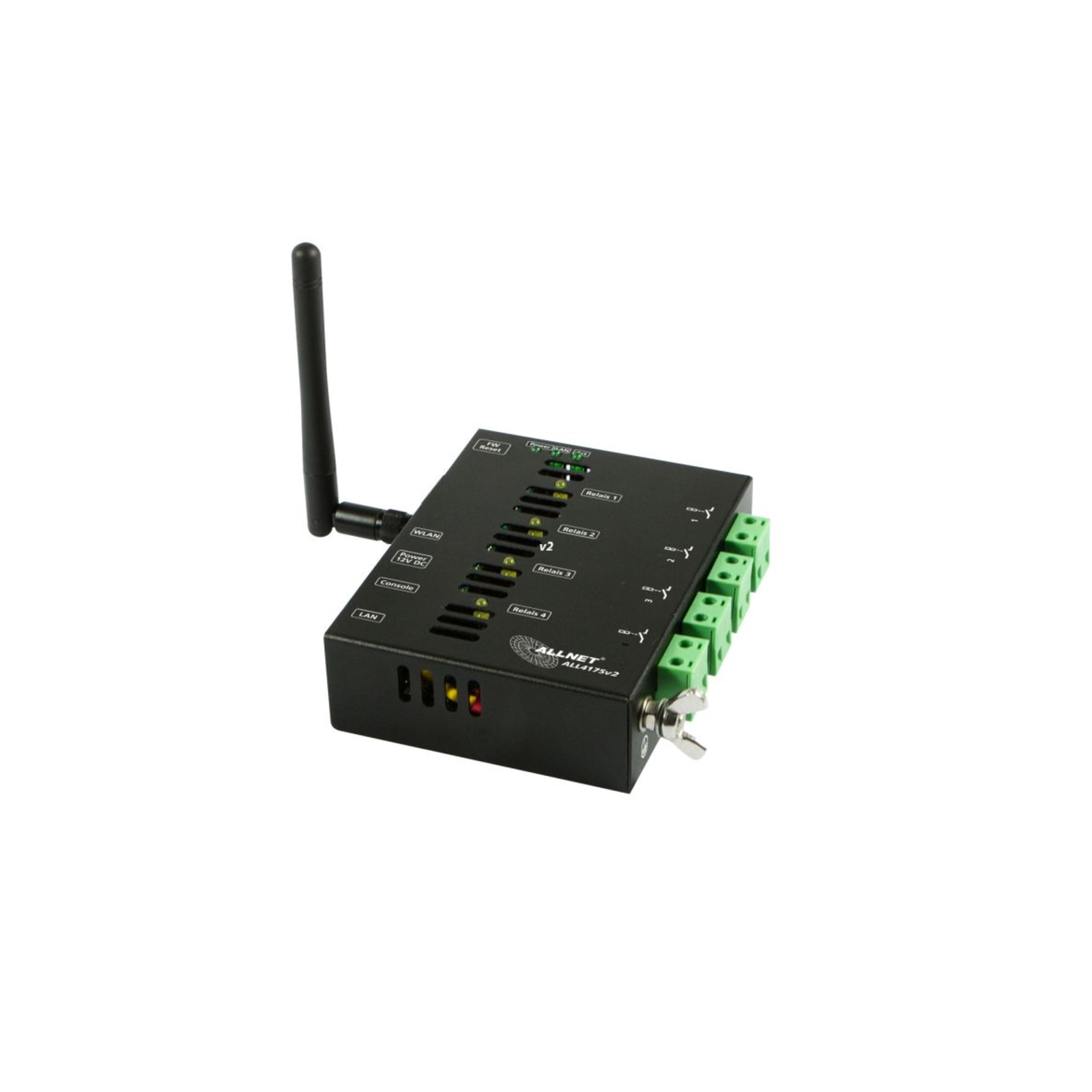 ALLNET MSR IO Centre ALL4175v2 Network Switching Device 4-gang Relay 230VAC/10A