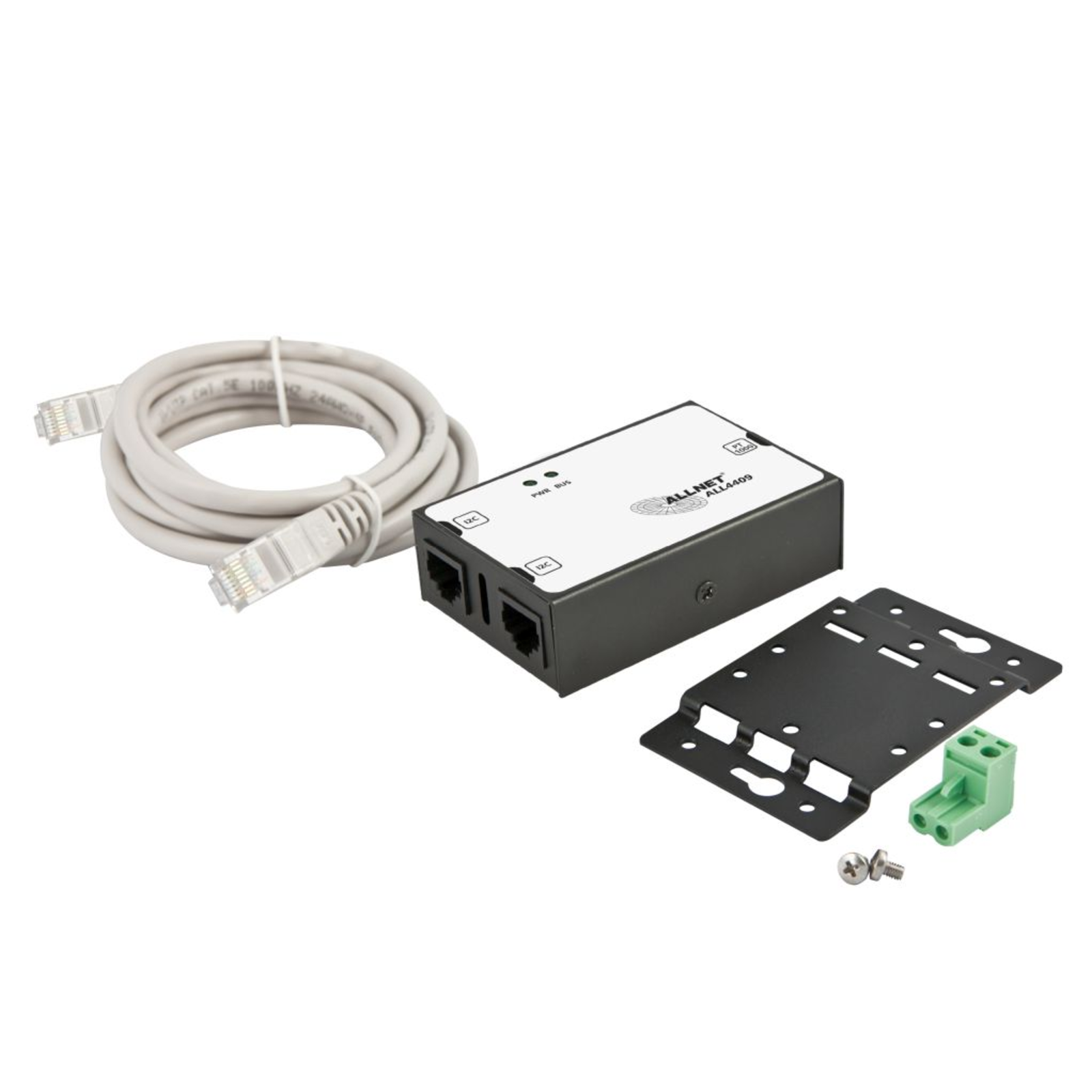 ALLNET MSR Sensor ALL4409 PT1000-Temp-Interface in Black Housing