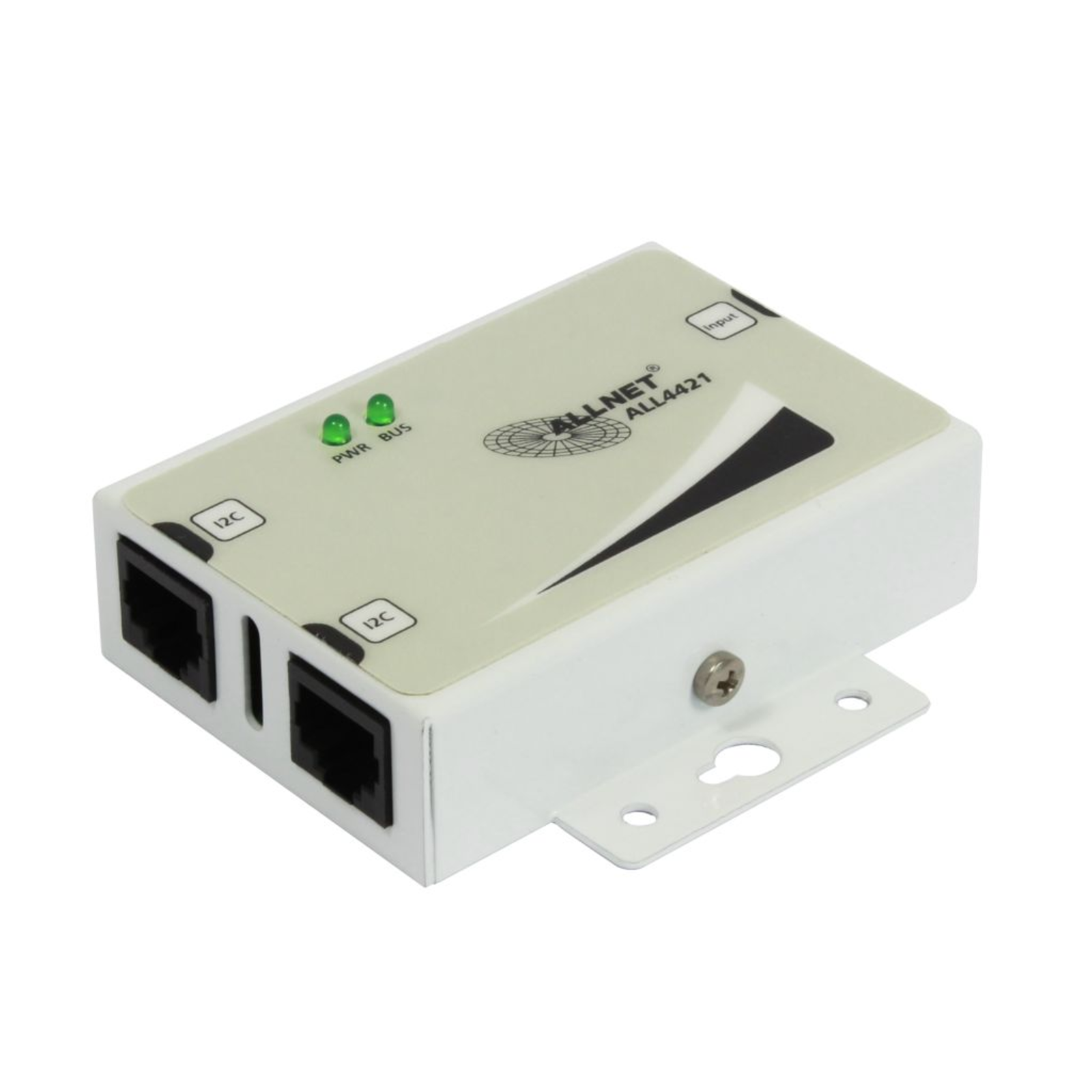 ALLNET MSR Sensor ALL4421 0-40V DC Voltmeter in White Housing