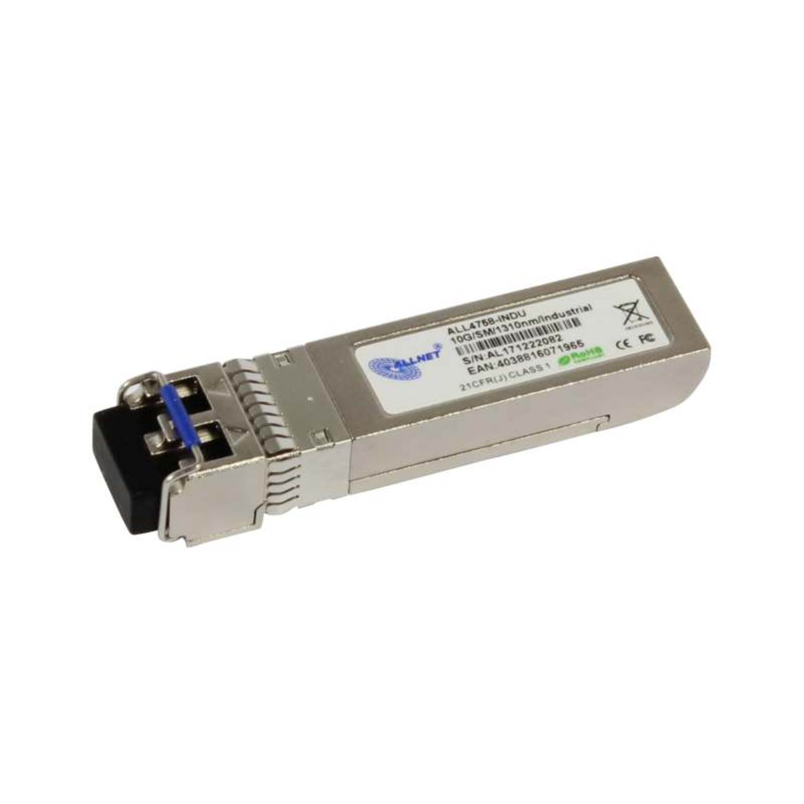 ALLNET ALL4758-INDU Fibre Optic 10000 Mbits SFP+ LC,10000 M