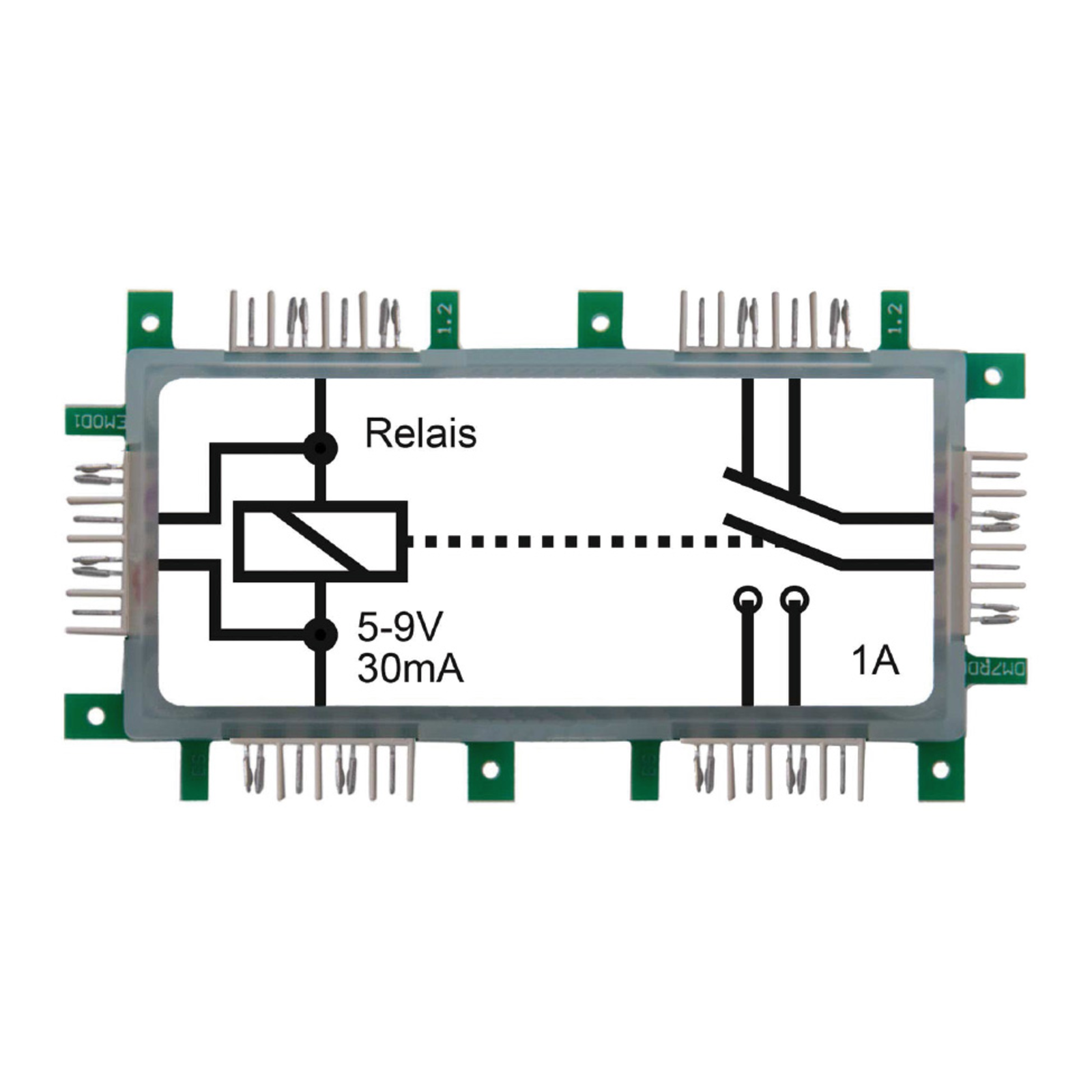 ALLNET BrickRknowledge Relay 5-9V 30mA 2x1