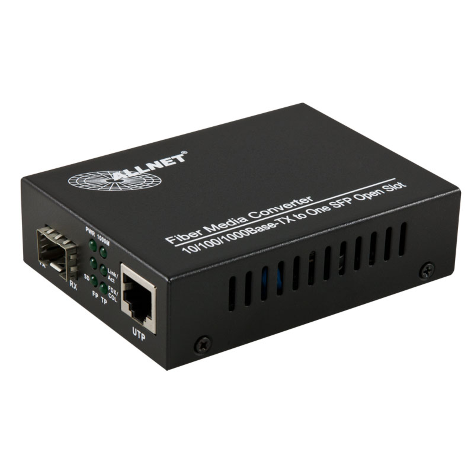 ALLNET Media Converter 10/100/1000BaseT-1000BaseSX/LX SFP (mini-GBIC) NEW