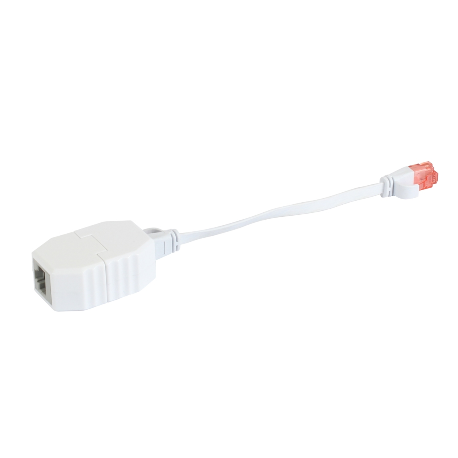 ALLNET RJ45 Fuse Coupling Drop-out Socket PoE Capable up to 10GBit 3D Cable/adapter Set Digital/data