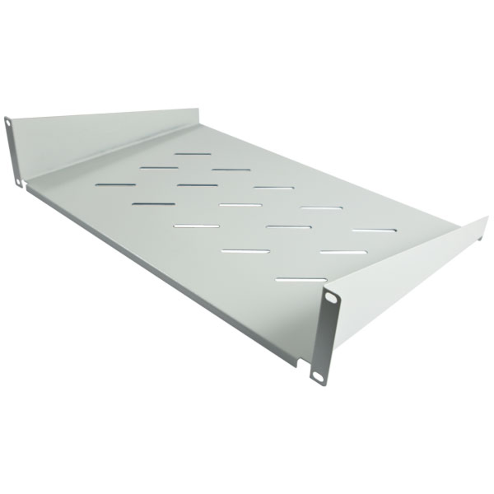 ALLNET 19 Accessories Shelf 2U T300mm Front Mounting Light Grey