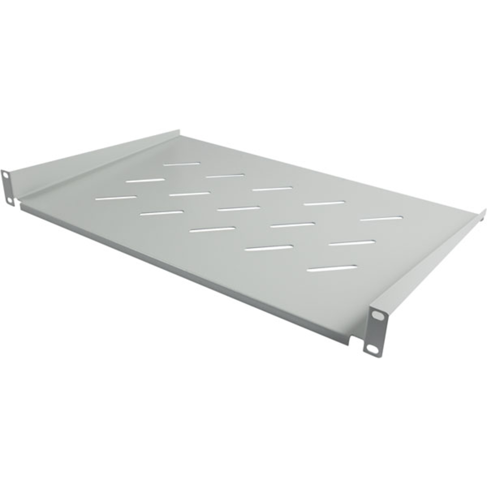 ALLNET 19 Accessories Shelf 1U T400mm Front Mounting Light Grey