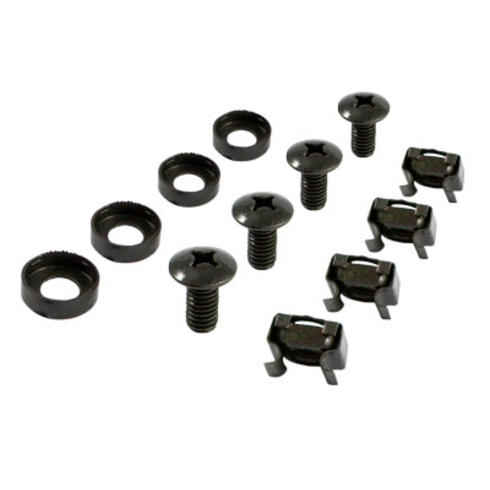 ALLNET 19 Accessories Fastening Set Cage Nuts + Screws 100-pack M6
