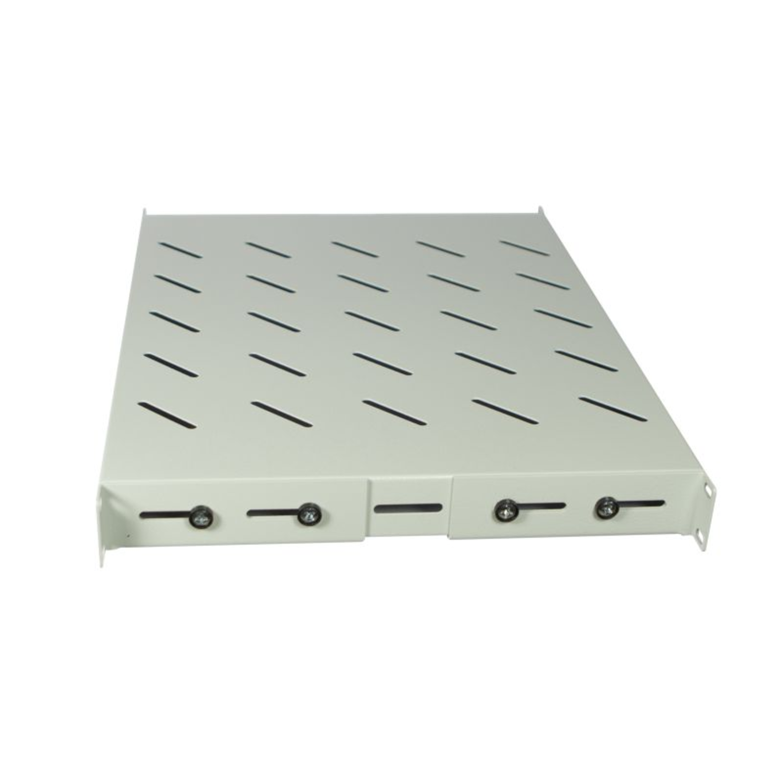 ALLNET 19 Accessories Shelf 1U T900mm Fixed Light Grey