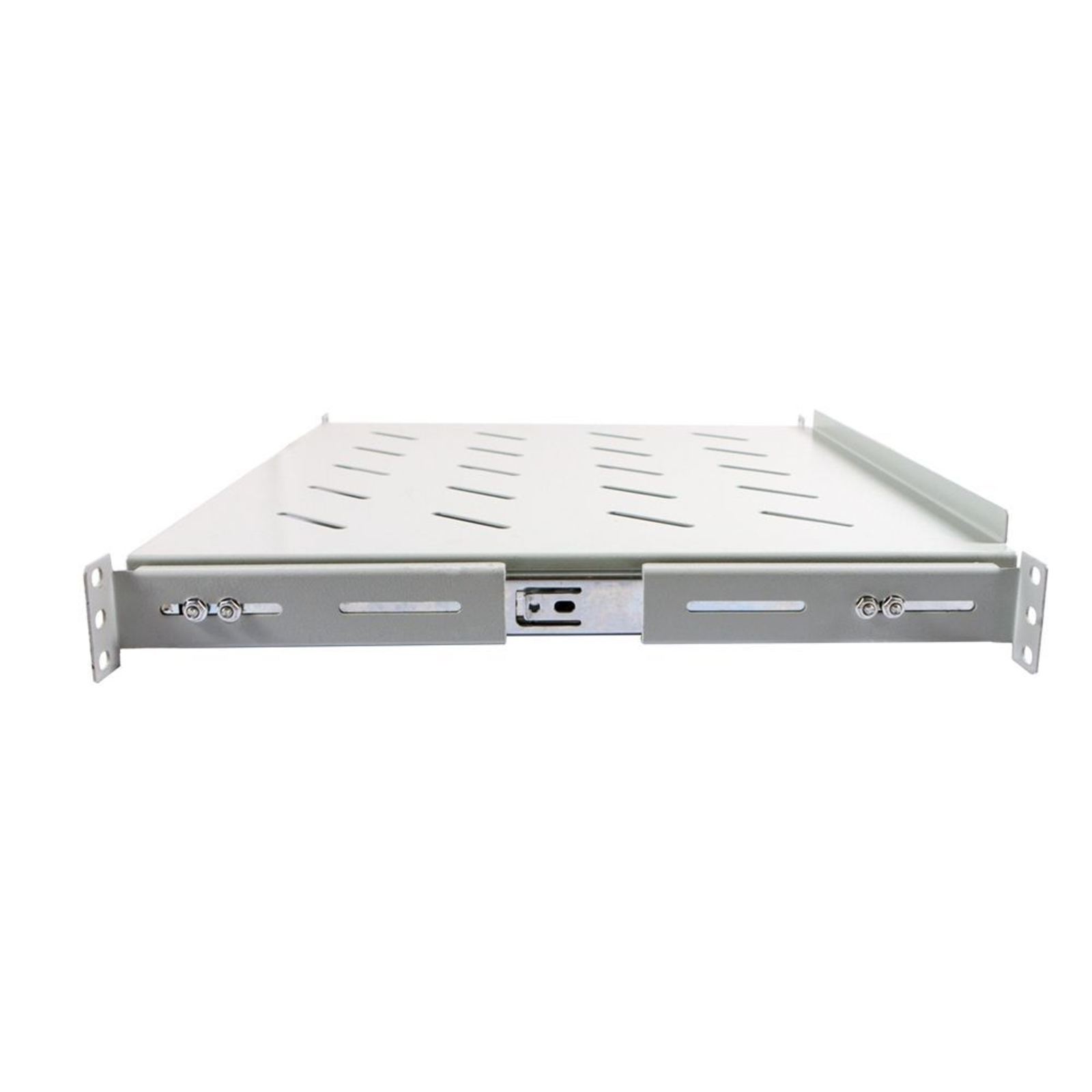 ALLNET 19 Accessories Shelf 1U T900mm Extendable Light Grey