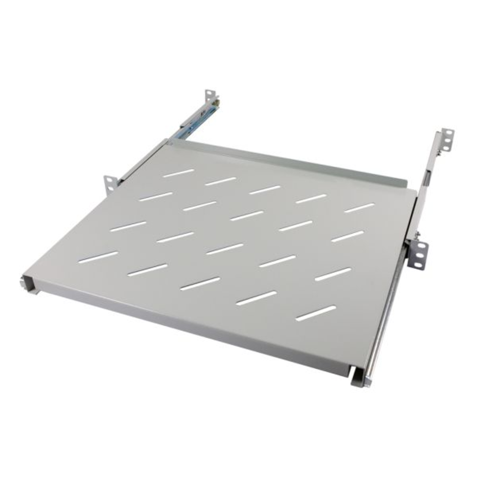 ALLNET 19 Accessories Shelf 1U T750mm Extendable Light Grey
