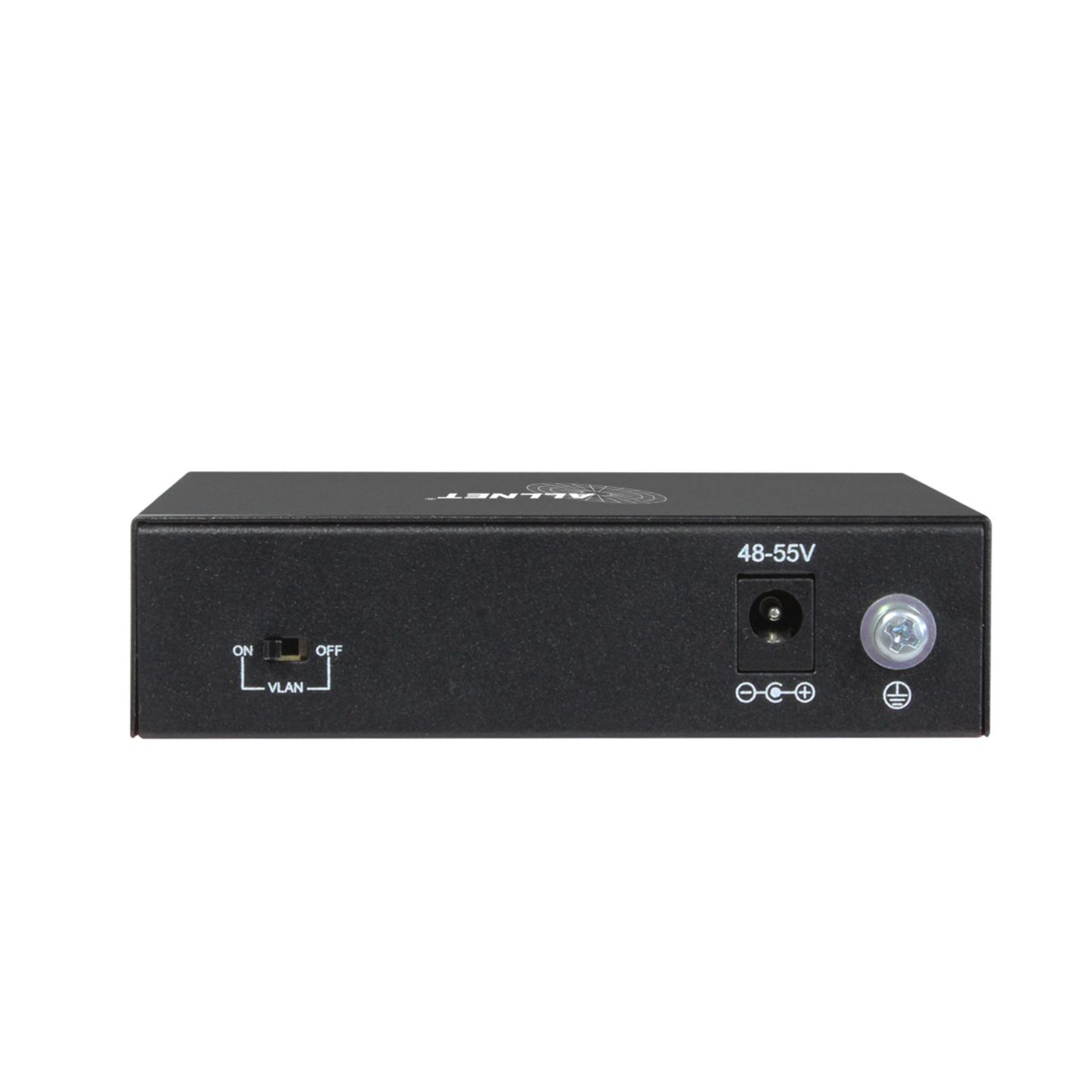 ALLNET Switch 5 Port 10-100-1000TX 4x PoE Unmanaged Layer2 Fanless Switch 0.1 Gbps