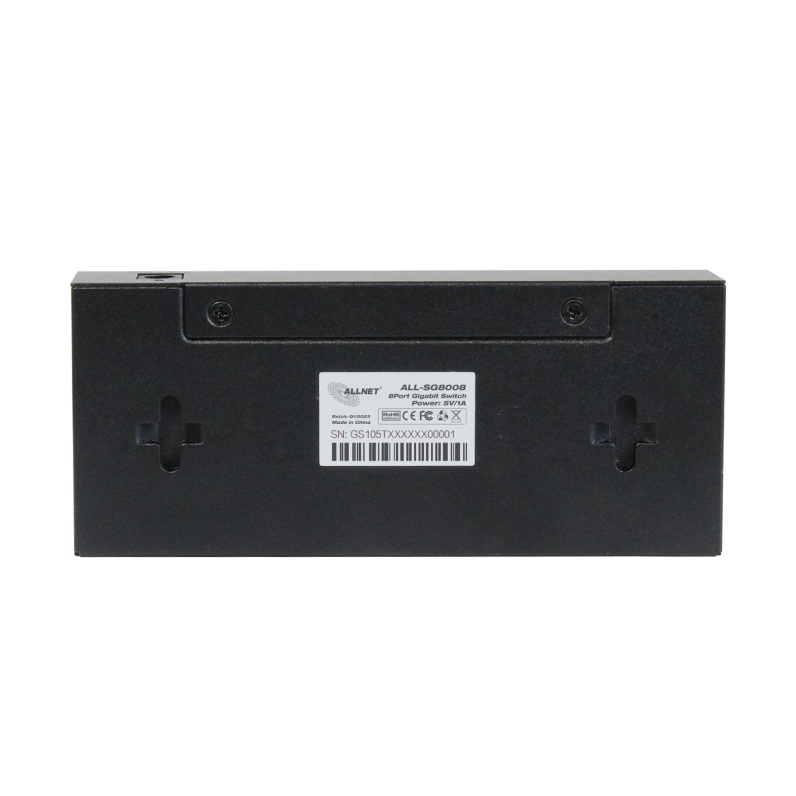 ALLNET Switch 8 Port 10/100/1000TX Unmanaged Layer2 Fanless