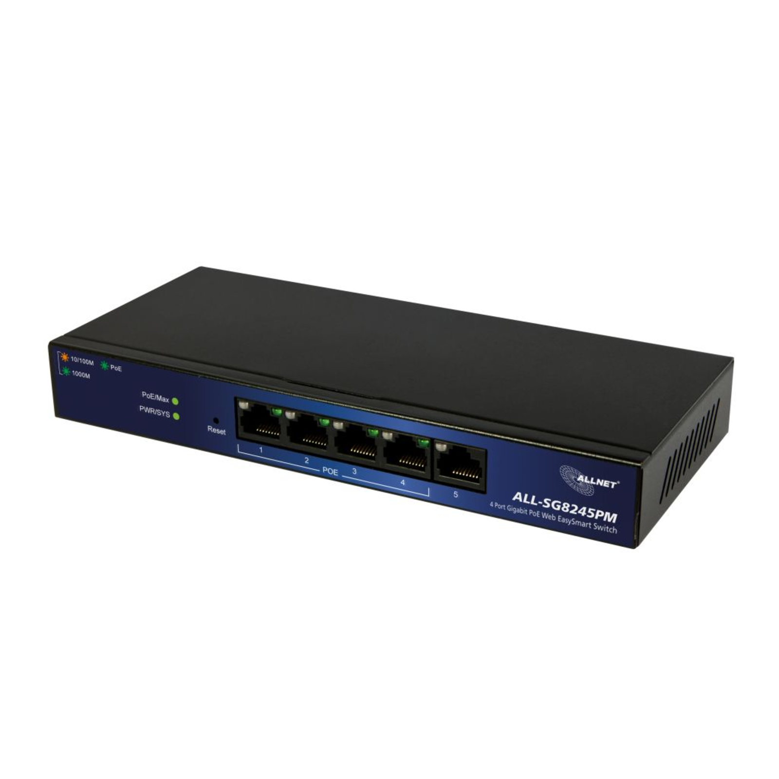 ALLNET ALL-SG8245PM Managed L2 Gigabit Ethernet 10-100-1000 Full Duplex PoE P
