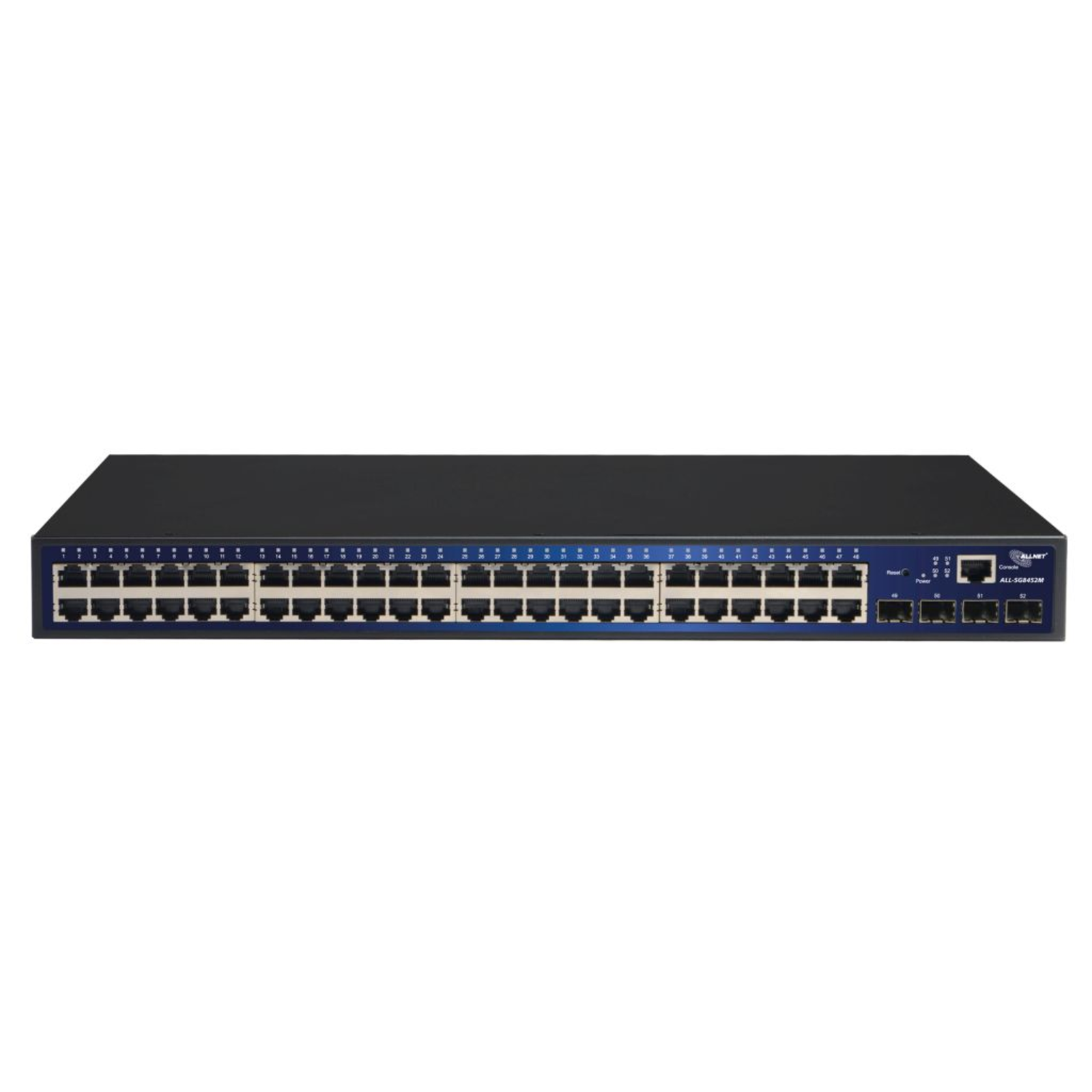 ALLNET Switch Smart Managed 48 Port Gigabit + 4x SFP Fanless SNMP ALL-SG8452M 19