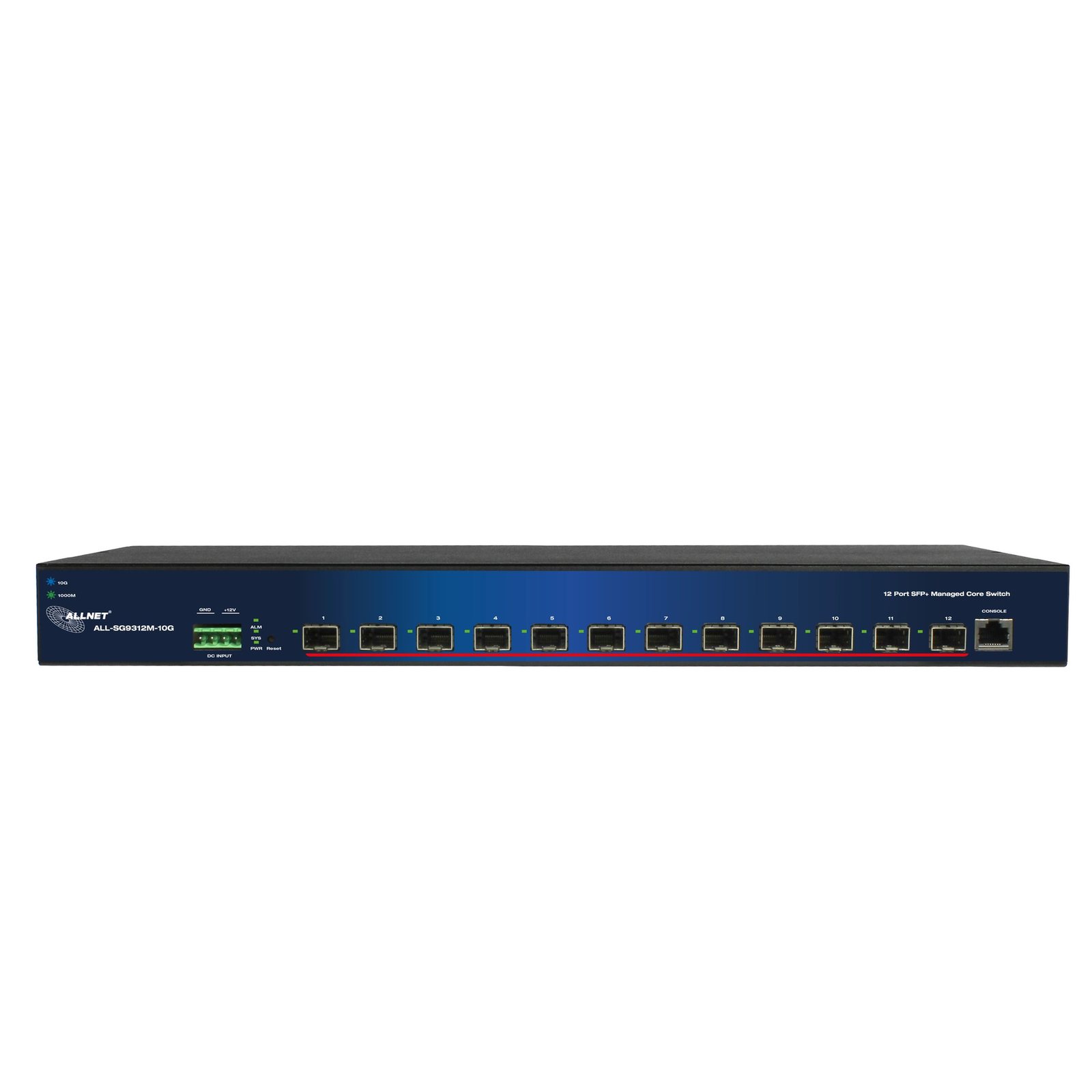 ALLNET Switch Smart Managed 12 Port 10Gigabit+ 12x SFP+ ALL-SG9312M-10G 19