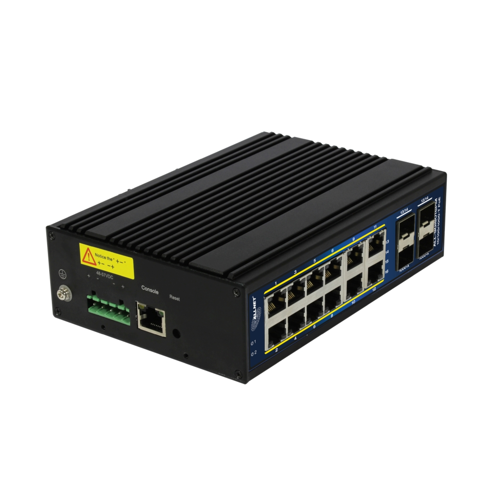 ALLNET Managed L2+-L3 Gigabit Ethernet 10-100-1000 Full Duplex Power over Ethernet