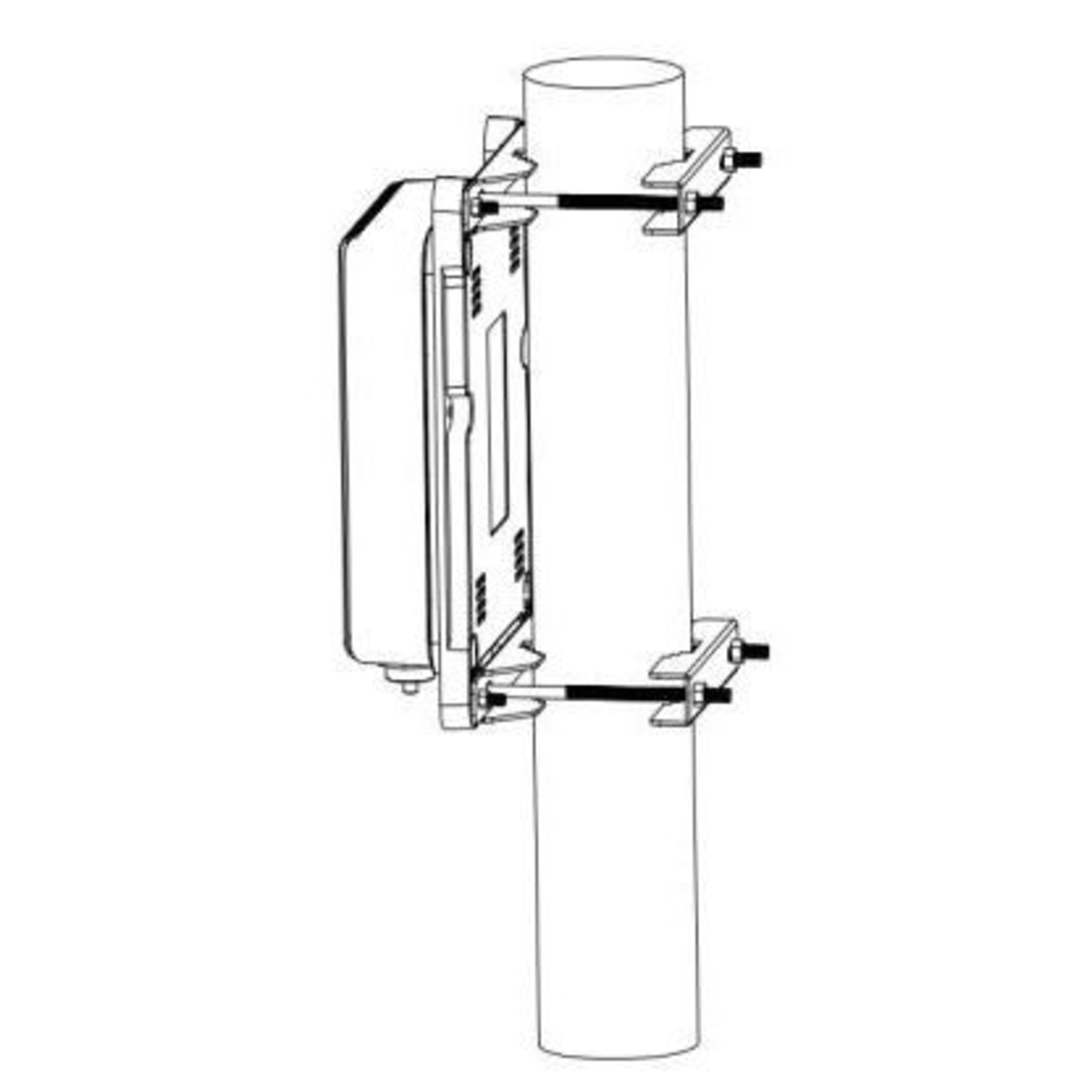 ALLNET Switch Unmanaged Outdoor 3 Port Gigabit 100W Zbh. Pole-mount Switch 1 Gbps