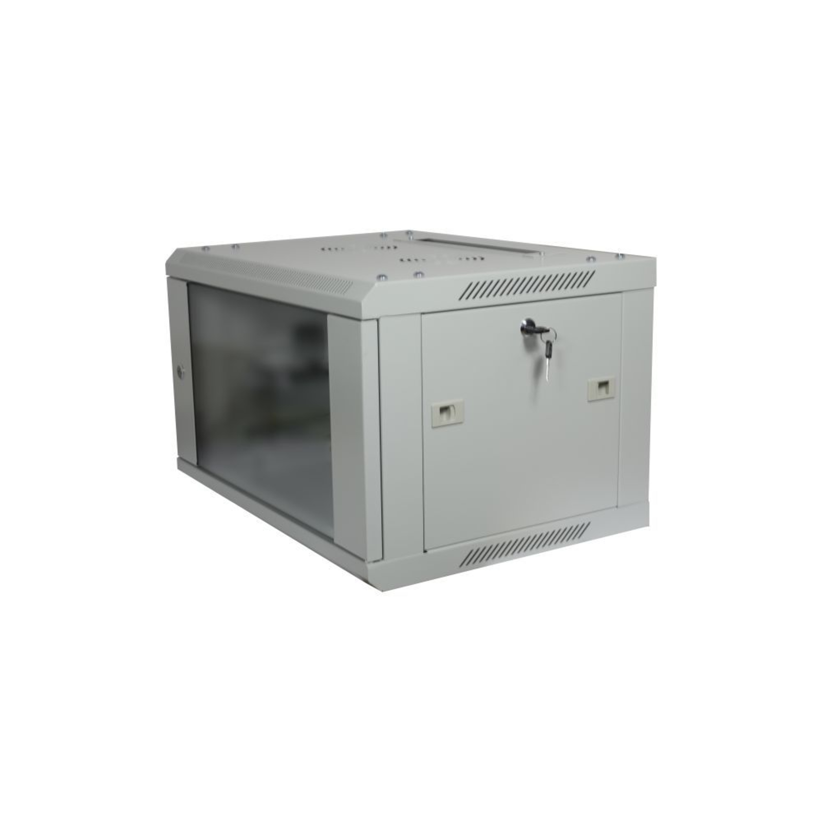 ALLNET 19 Wall-mounted Housing 9U W600 D450mm Disassembled (flat Pack) Light Grey SMA Series