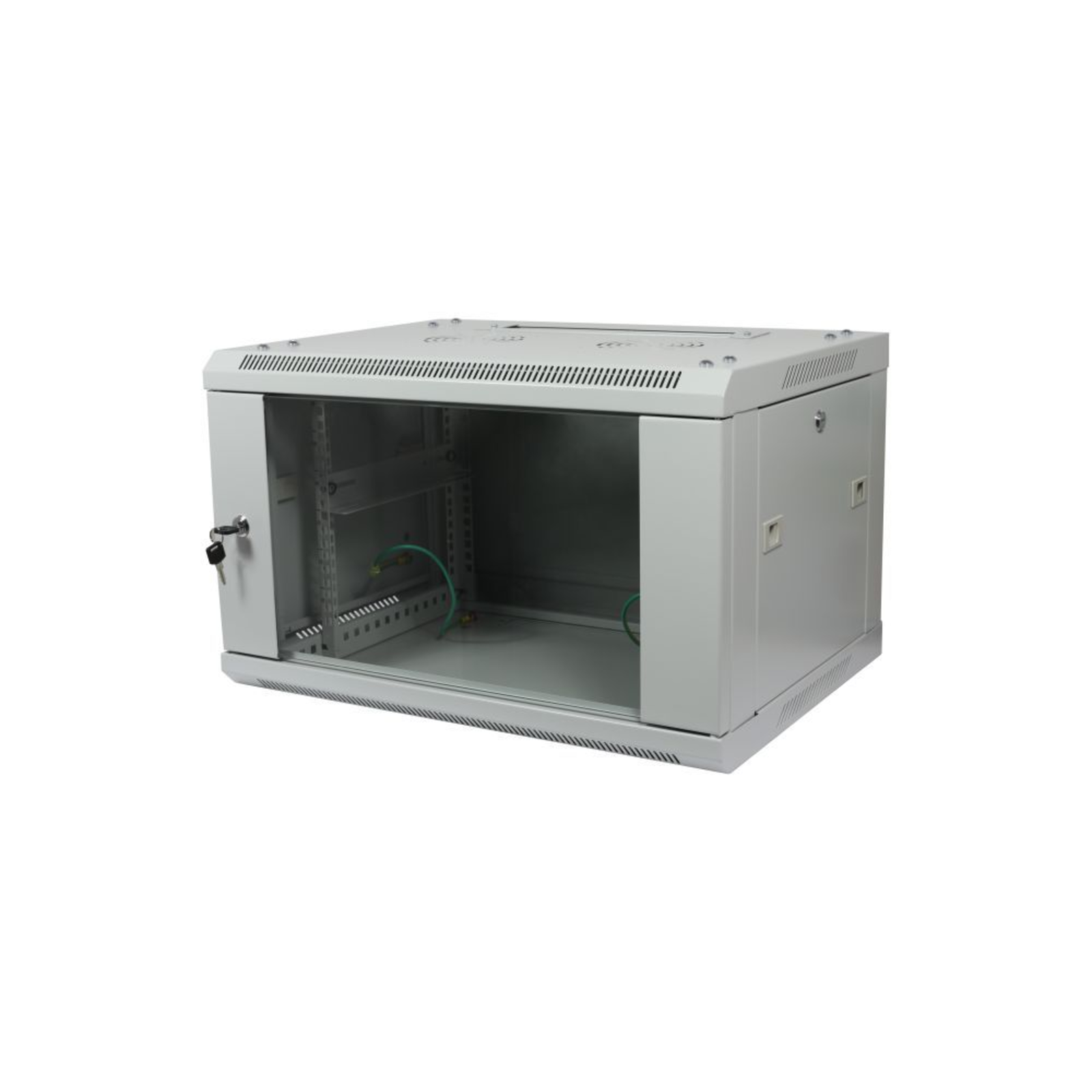 ALLNET 19 Wall-mounted Housing 15U W600 D450mm 1-piece Light Grey SMA Series