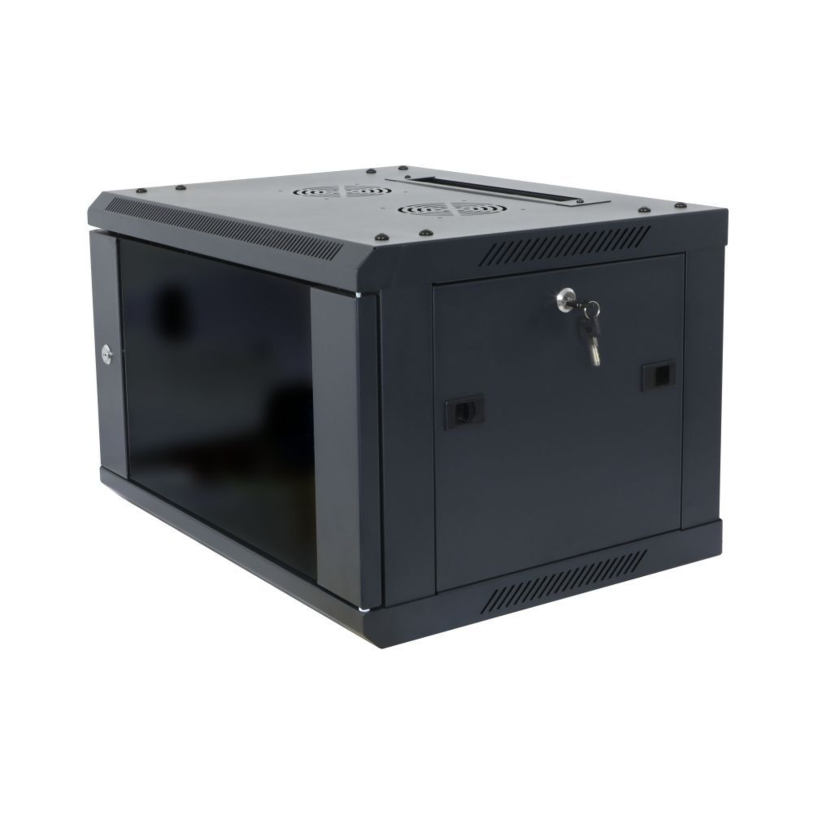 ALLNET 19 Wall-mounted Enclosure 18U W600 D450mm 1-piece Black SMA Series