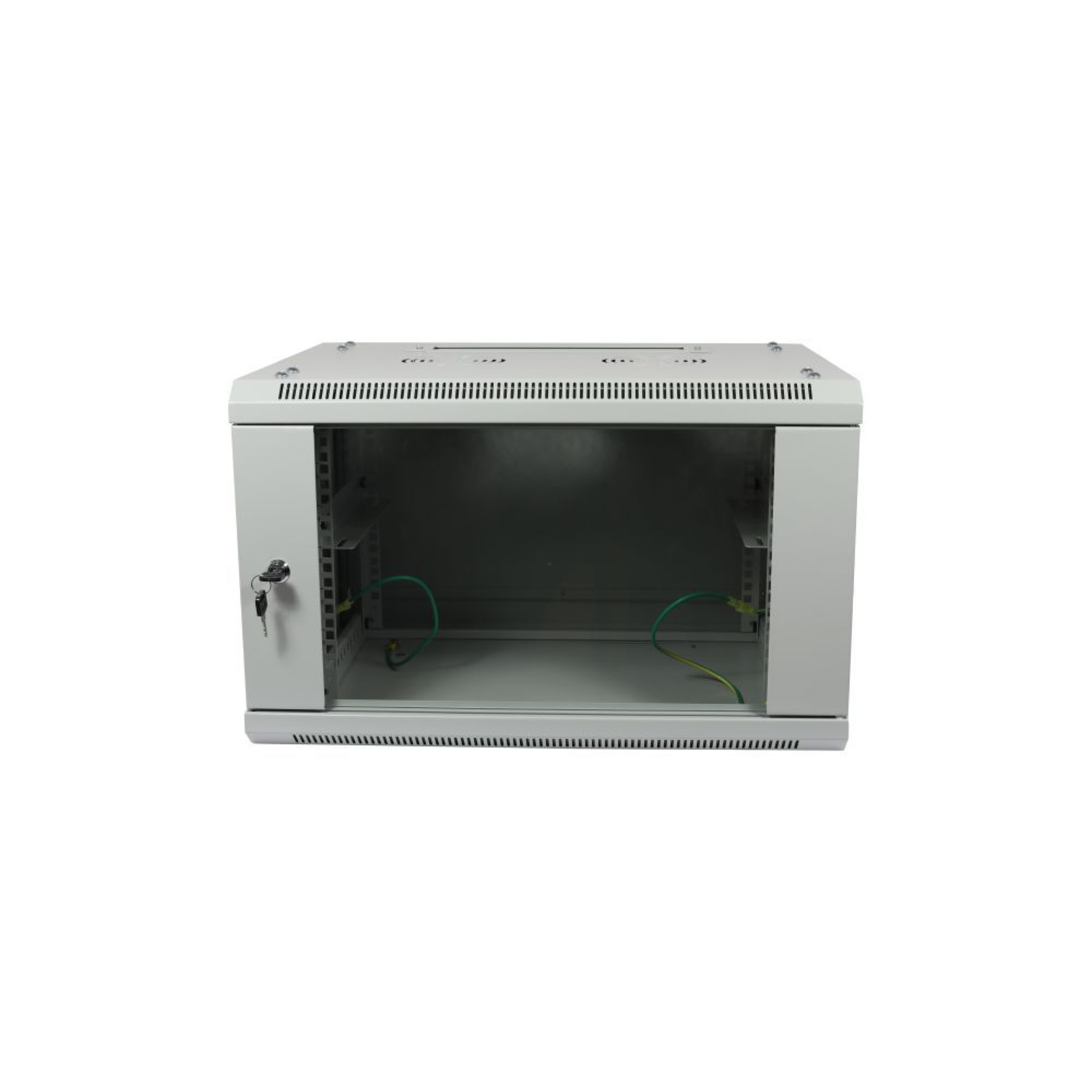 ALLNET 19 Wall-mounted Housing 6U W600 D600mm Disassembled (flat Pack) Light Grey SMA Series