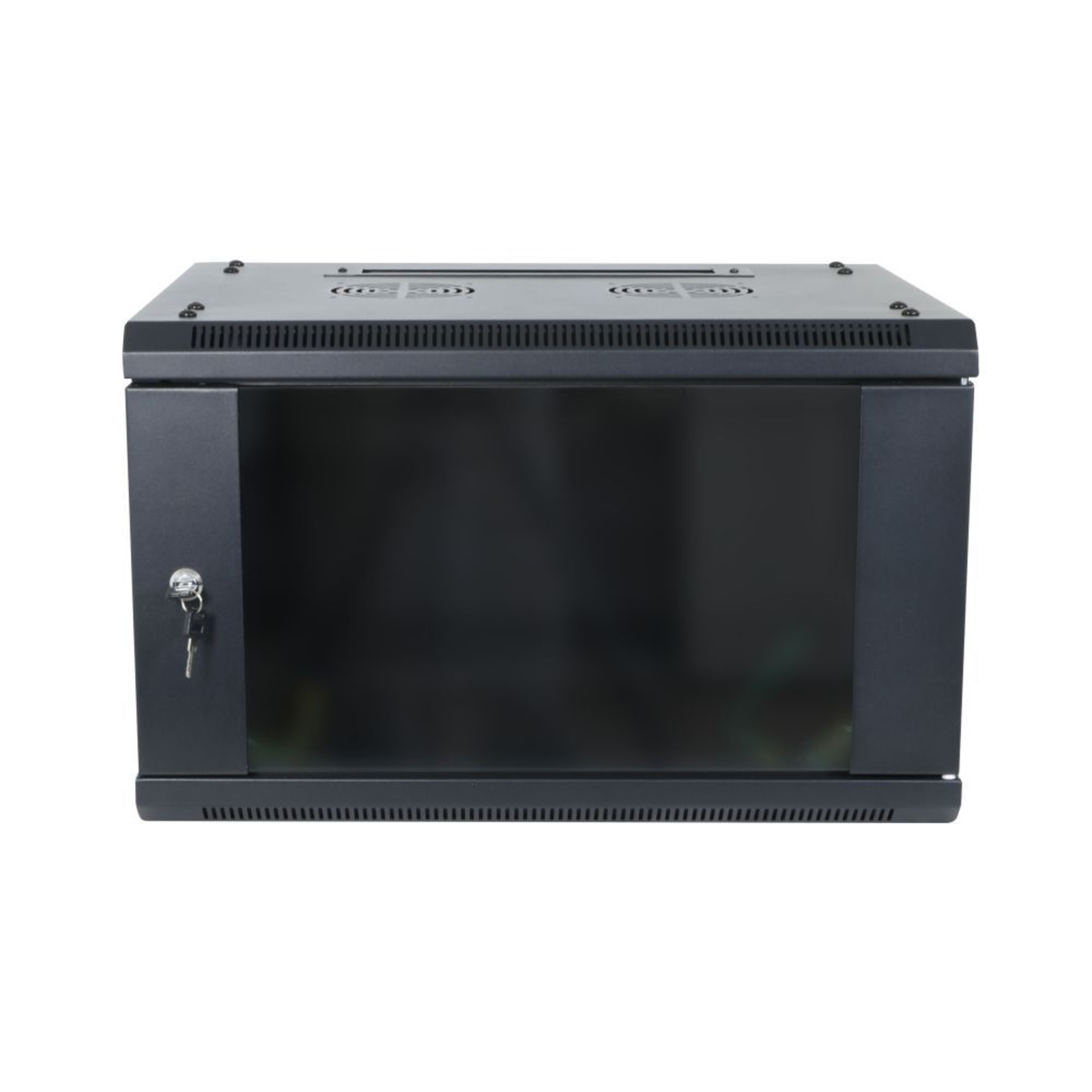 ALLNET 19 Wall-mounted Enclosure 12U W600 D600mm 1-piece Black SMA Series