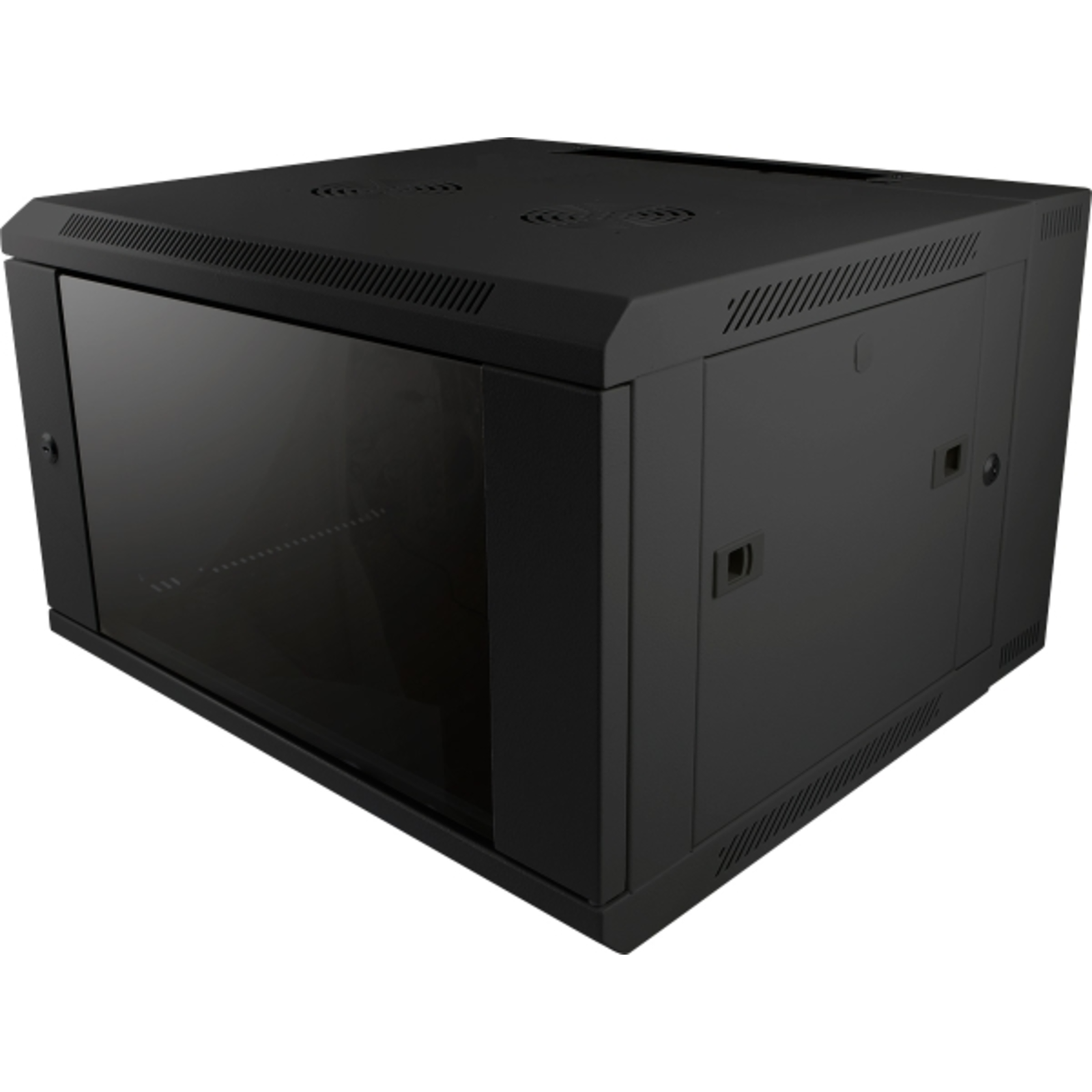 ALLNET 19 Wall-mounted Housing 6U W600 D600mm 2-piece Black SMB Series
