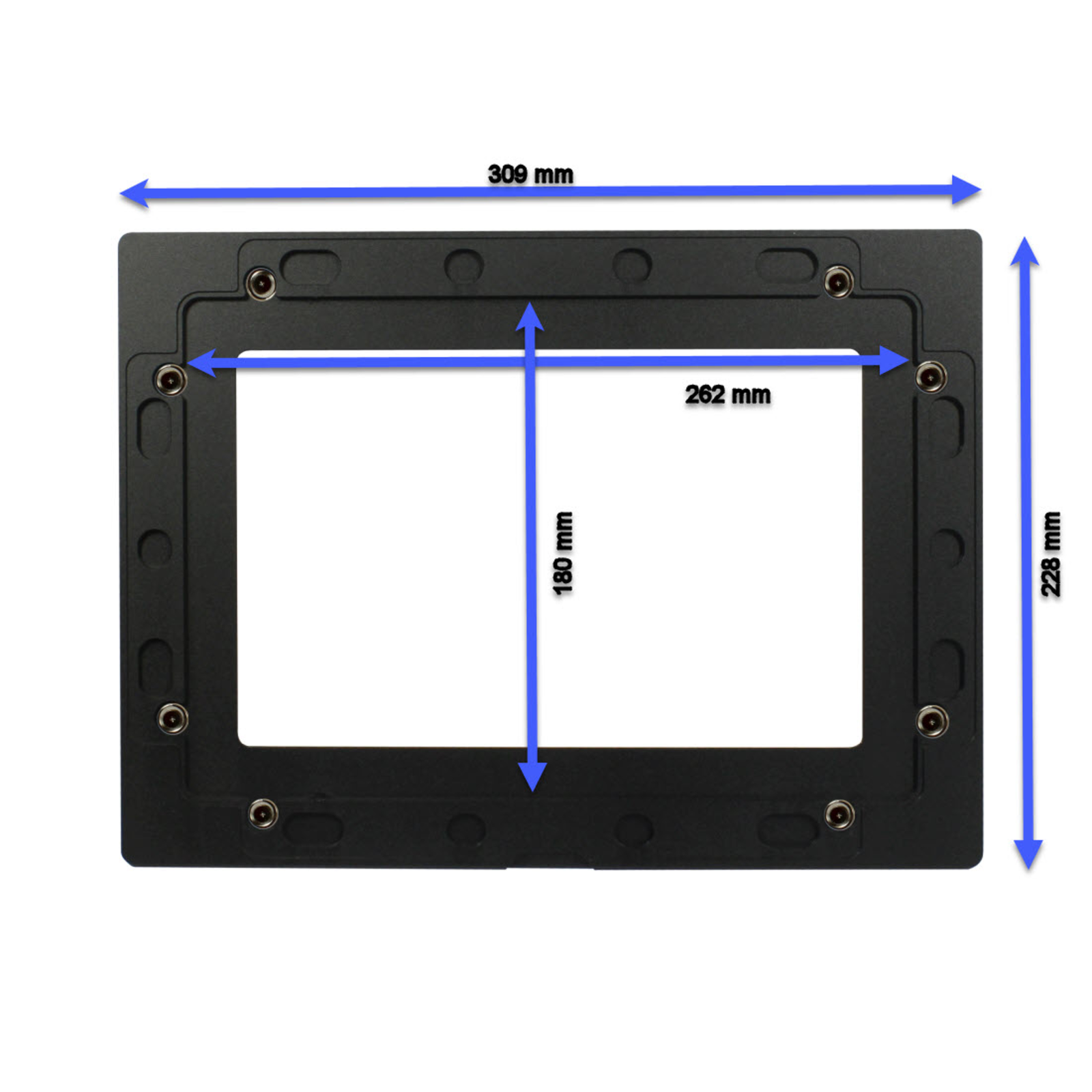 ALLNET Touch Display Tablet 10 Inch with Bezel for Mounting Frame Silver