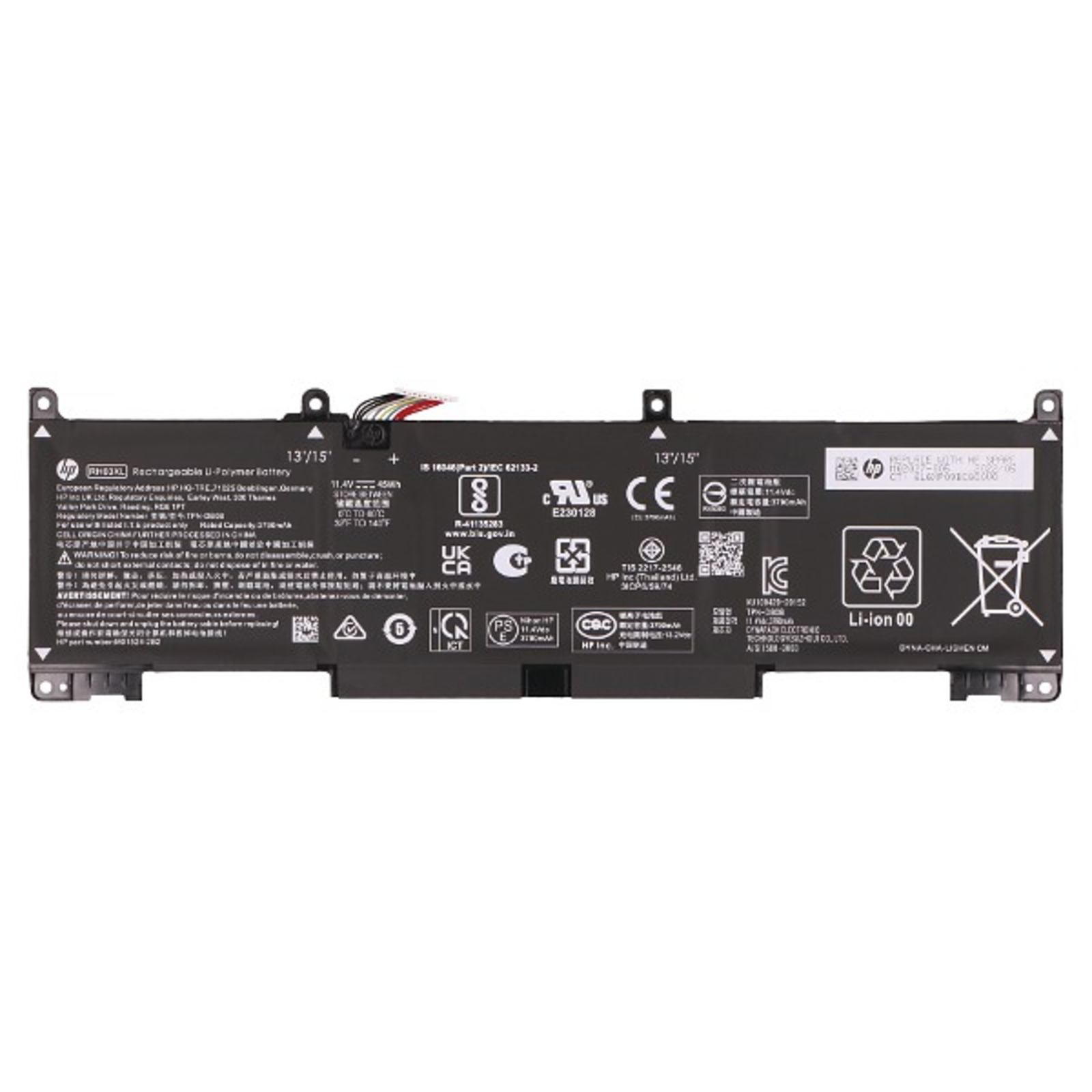 2-POWER Main Battery Pack 11.4V 3947mAh Replaces M02027-005 HP ProBook 450 650 G8