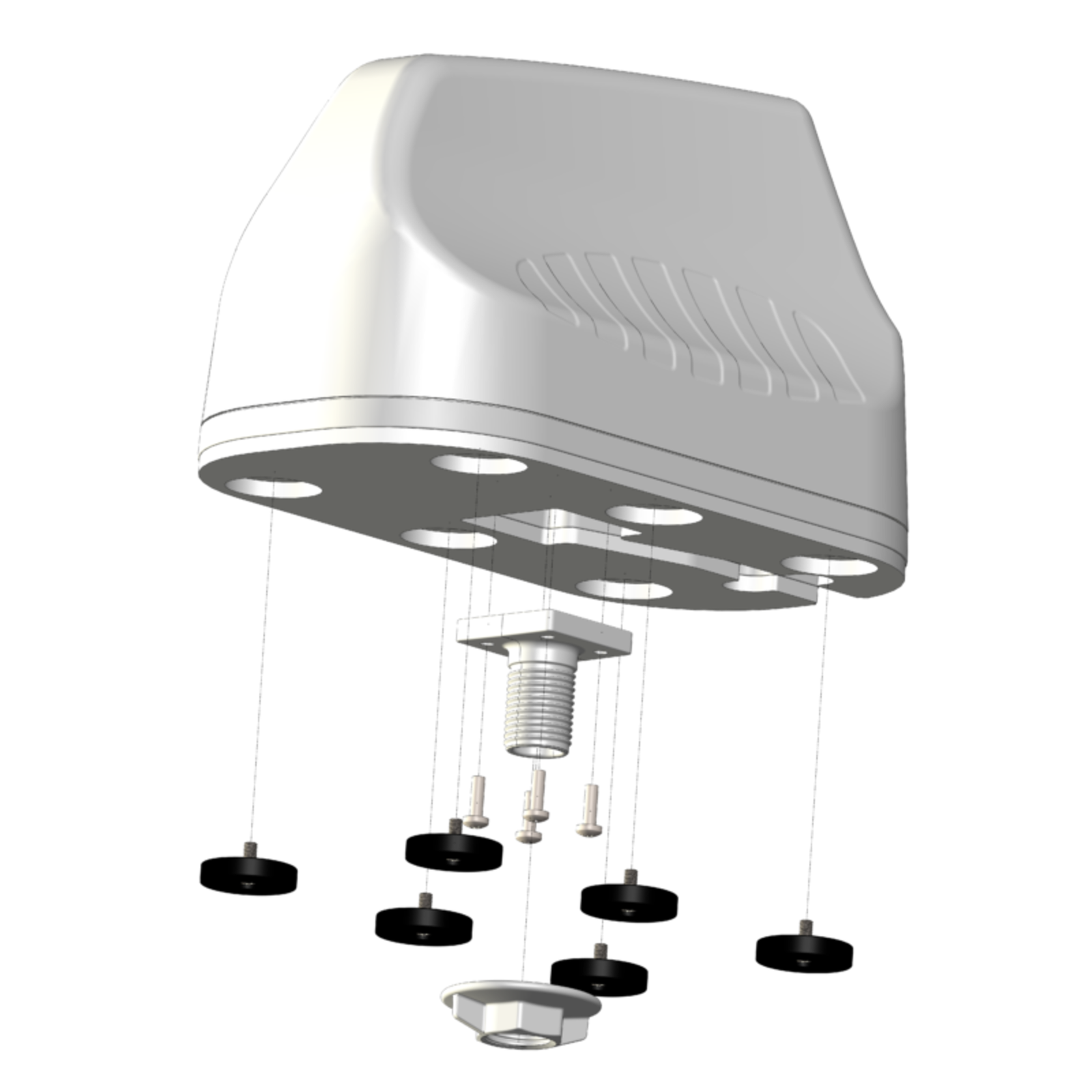 Poynting Antennas 5G-LTE Automotive Marine A-MIMO-0003-V2-14 White SMA M 6.2 Network WLAN
