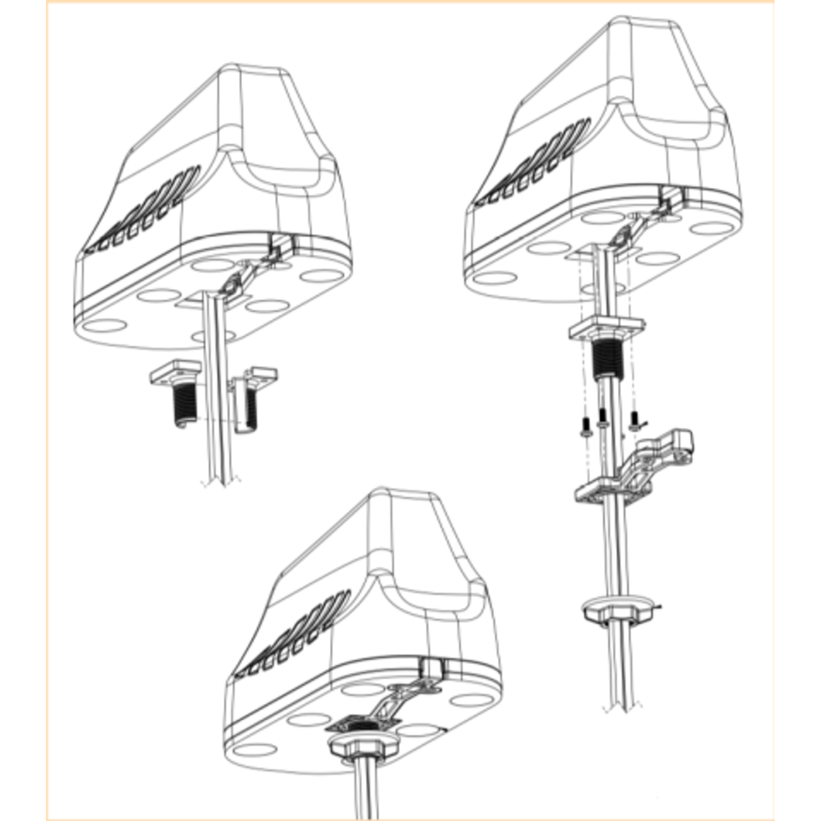 Poynting Antennas 5G-LTE Automotive Marine A-MIMO-0003-V2-14 White SMA M 6.2 Network WLAN