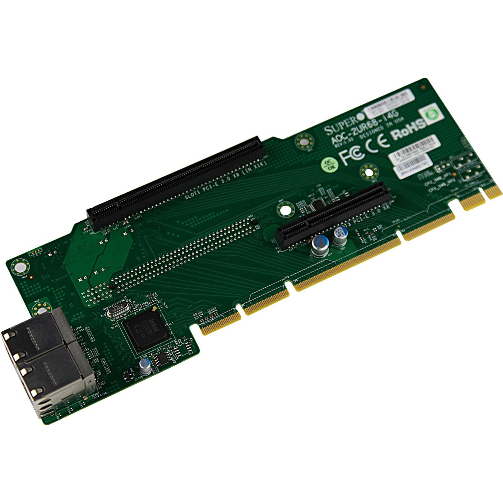 Supermicro Add-on Card 2U Ultra Riser Network Adapter Gigabit Ethernet X 4