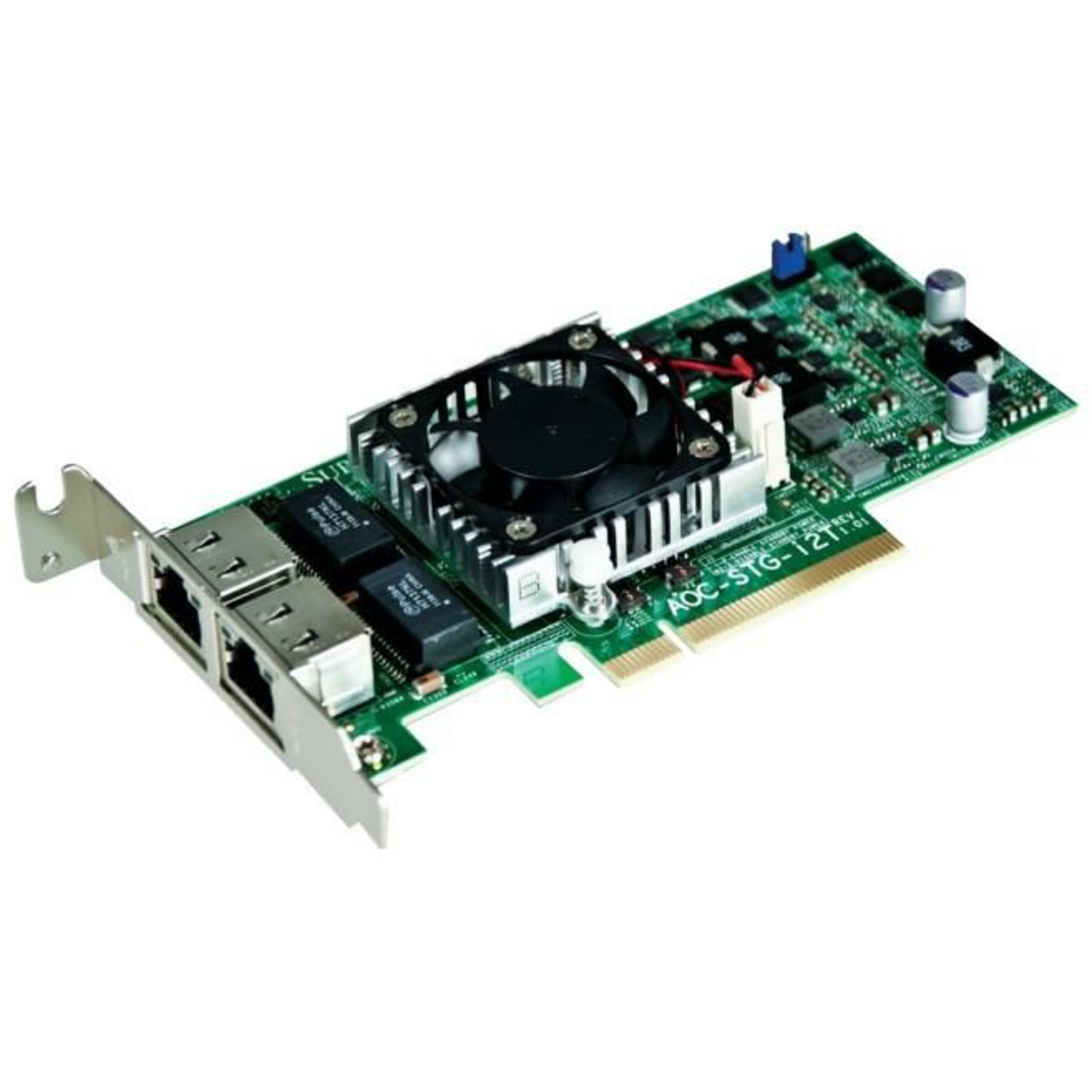 Supermicro Network Adapter AOC-STG-I2T PCIe 2.1 Low-Profile 10Gb Ethernet