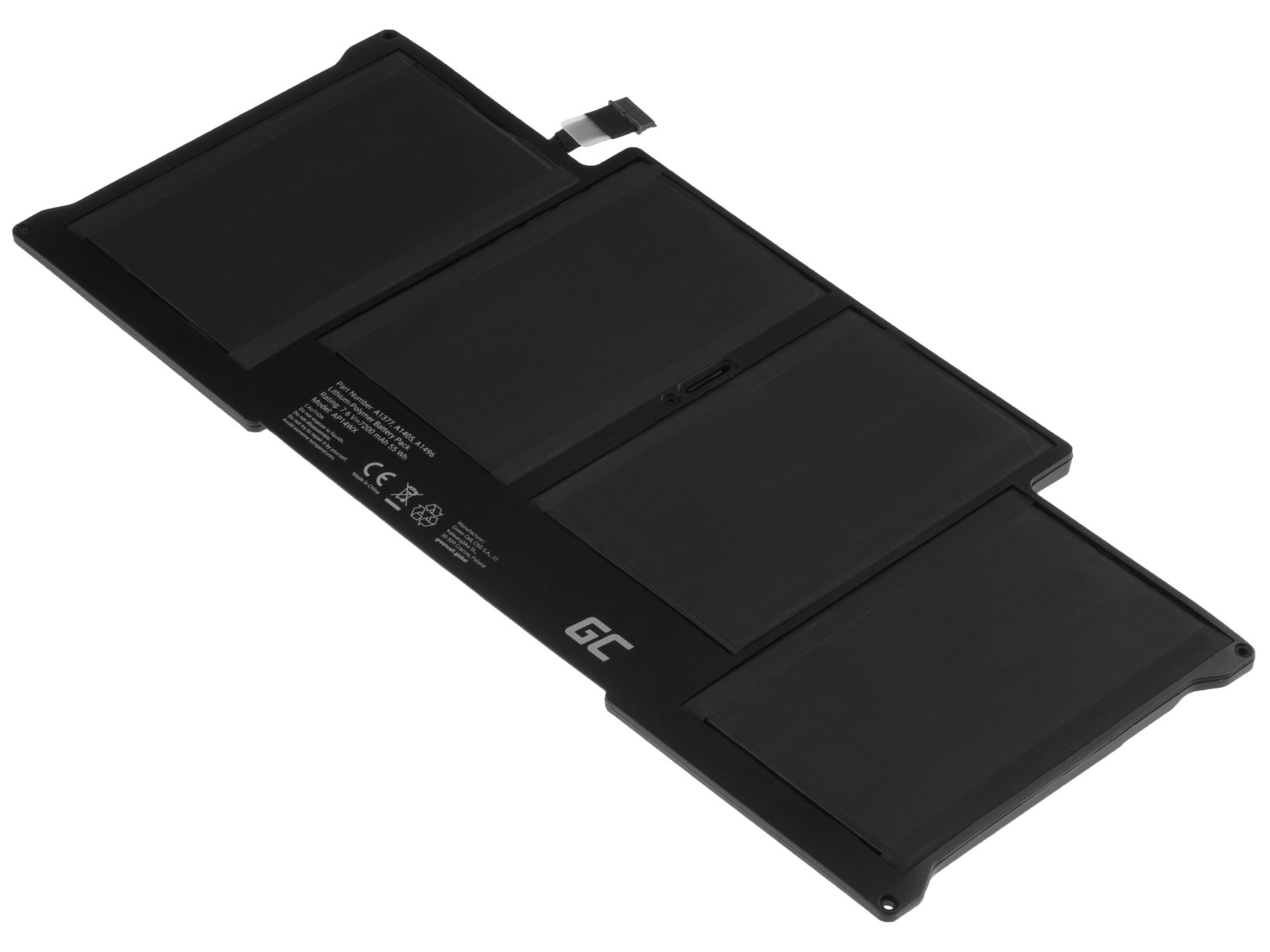 Greencell Laptop Battery A1369 A1466 for Apple MacBook Air 13 7.6V 54.4Wh