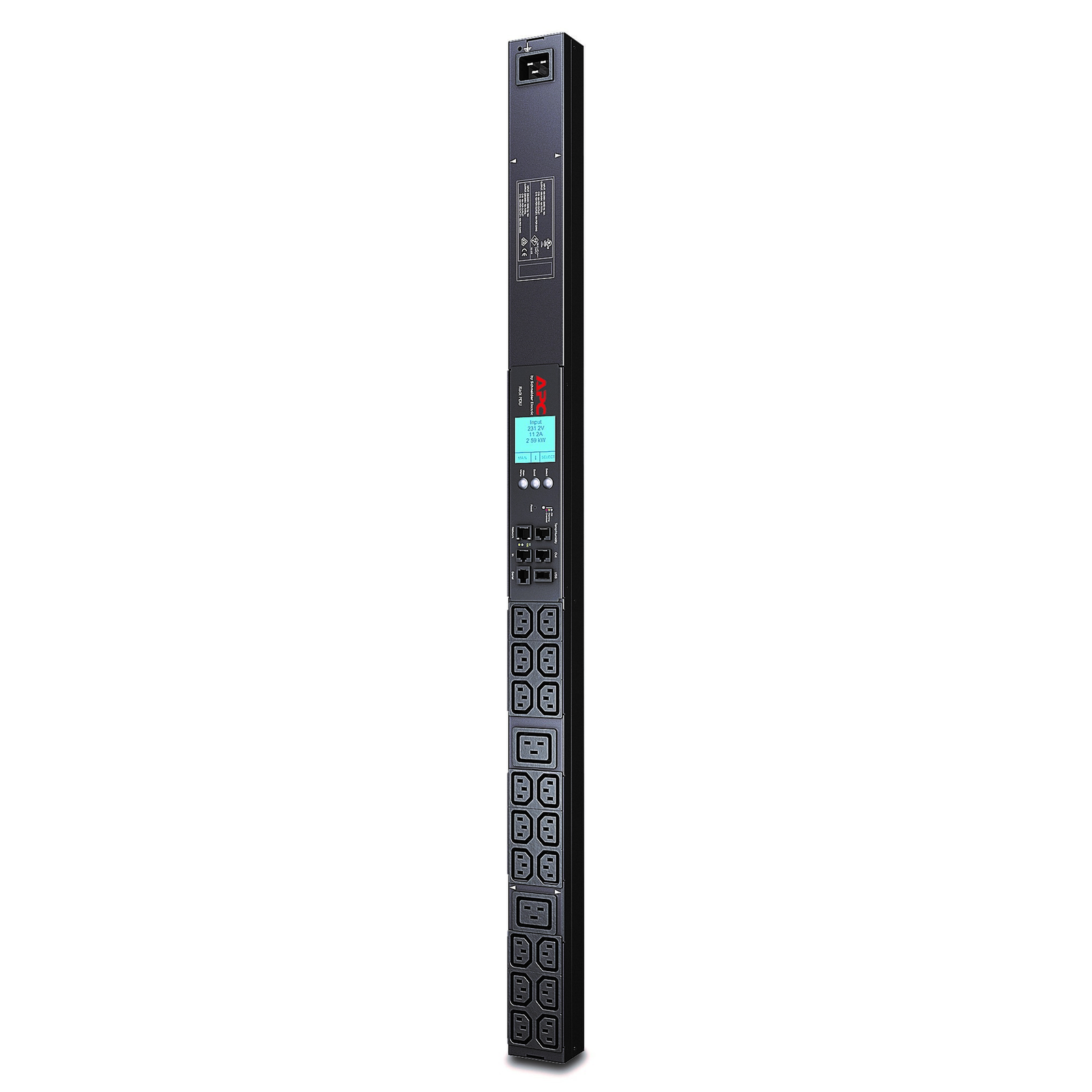 APC AP8858 Power Distribution Unit PDU 20 AC Outlets 0U Black