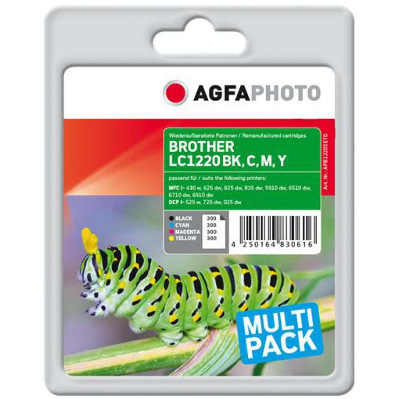 AgfaPhoto Multi Pack 4-pack Black Yellow cyan magenta