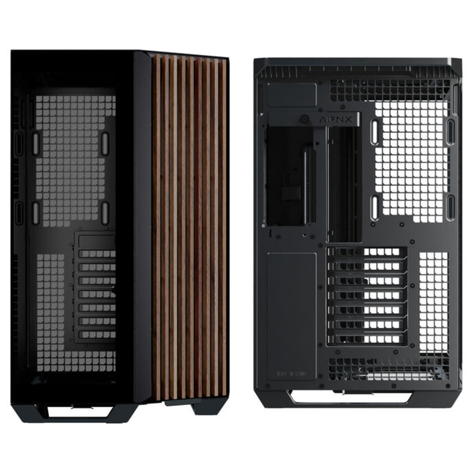APNX V1-W Black Wood PC Case