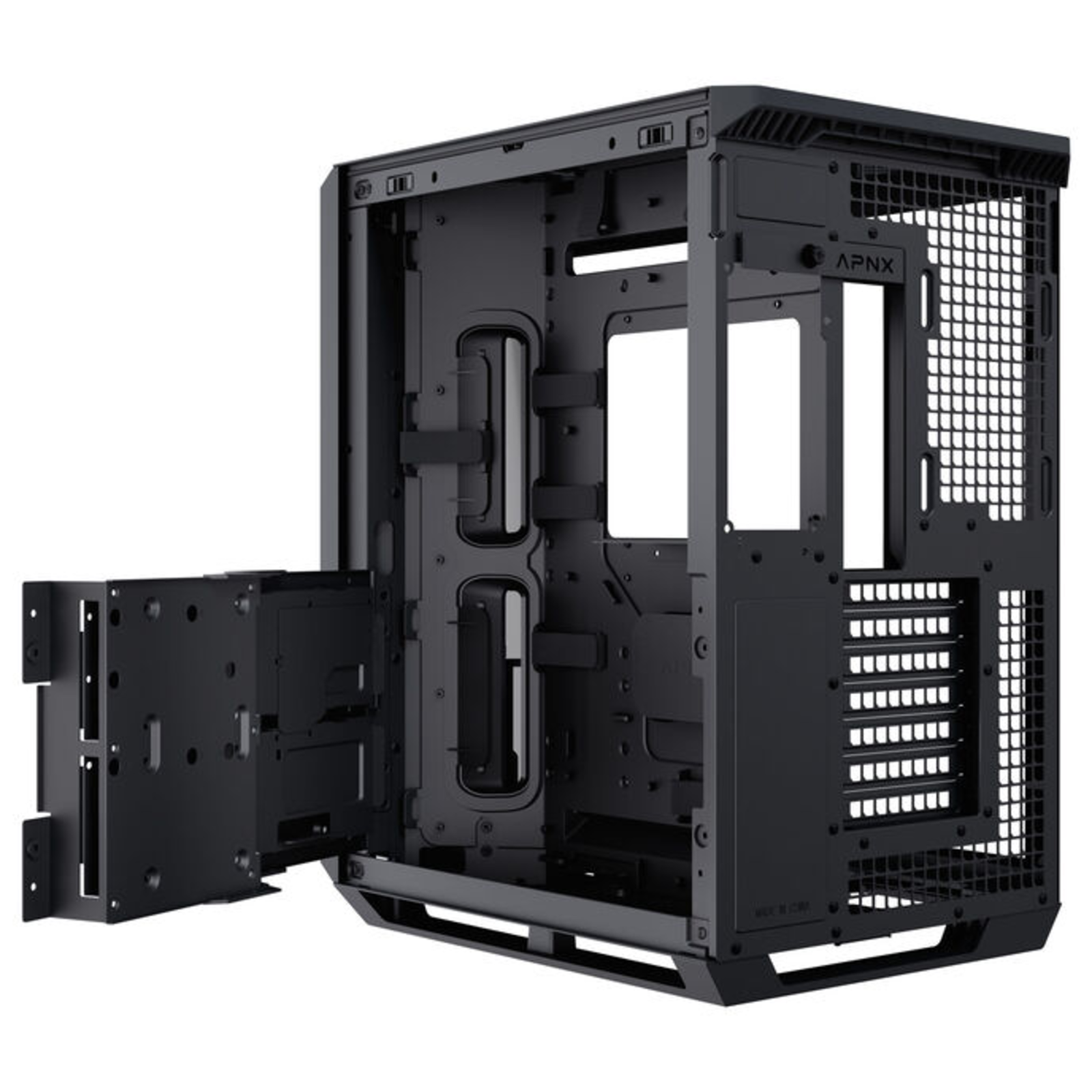 APNX V1-W Black Wood PC Case