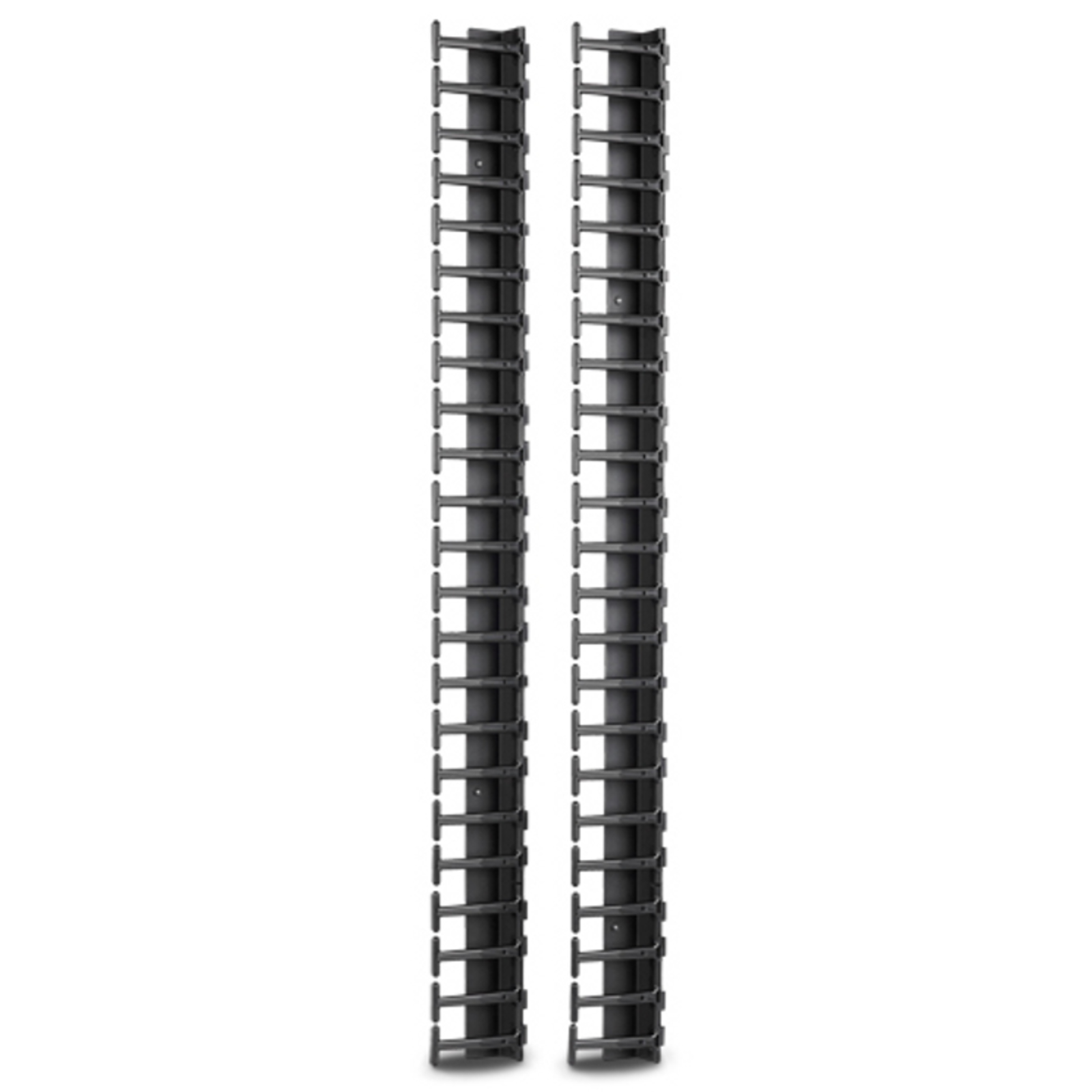 APC Cable Management Plate for Equipment Cabinet Black 48U TAA Compliant (Pack of 2) (AR7723)
