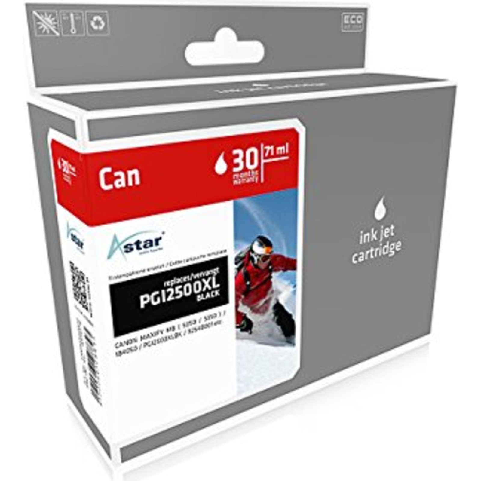 ASTAR AS15178 Pigment-based Ink Black Canon MB5050 2500 Pages