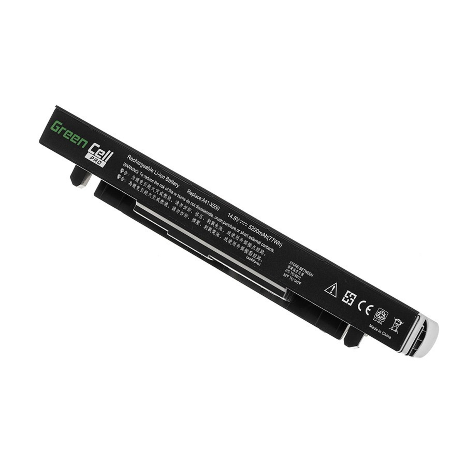 Greencell PRO Laptop Battery for Asus A450 A550 R510 X550 14.4V 5200mAh