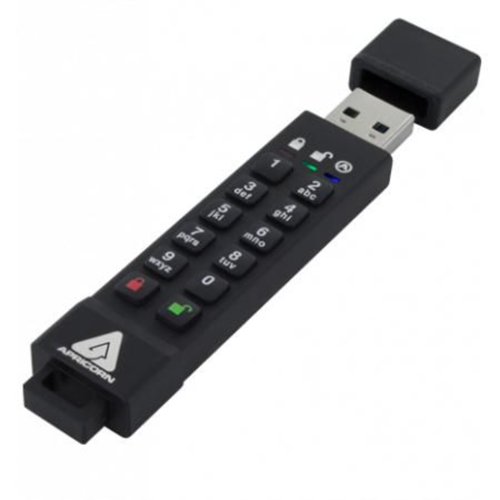 Apricorn Aegis Secure Key 3z 16 GB USB Type-A 3.2 Gen 1 3.1 Gen 1 190 MB-s Cap Black