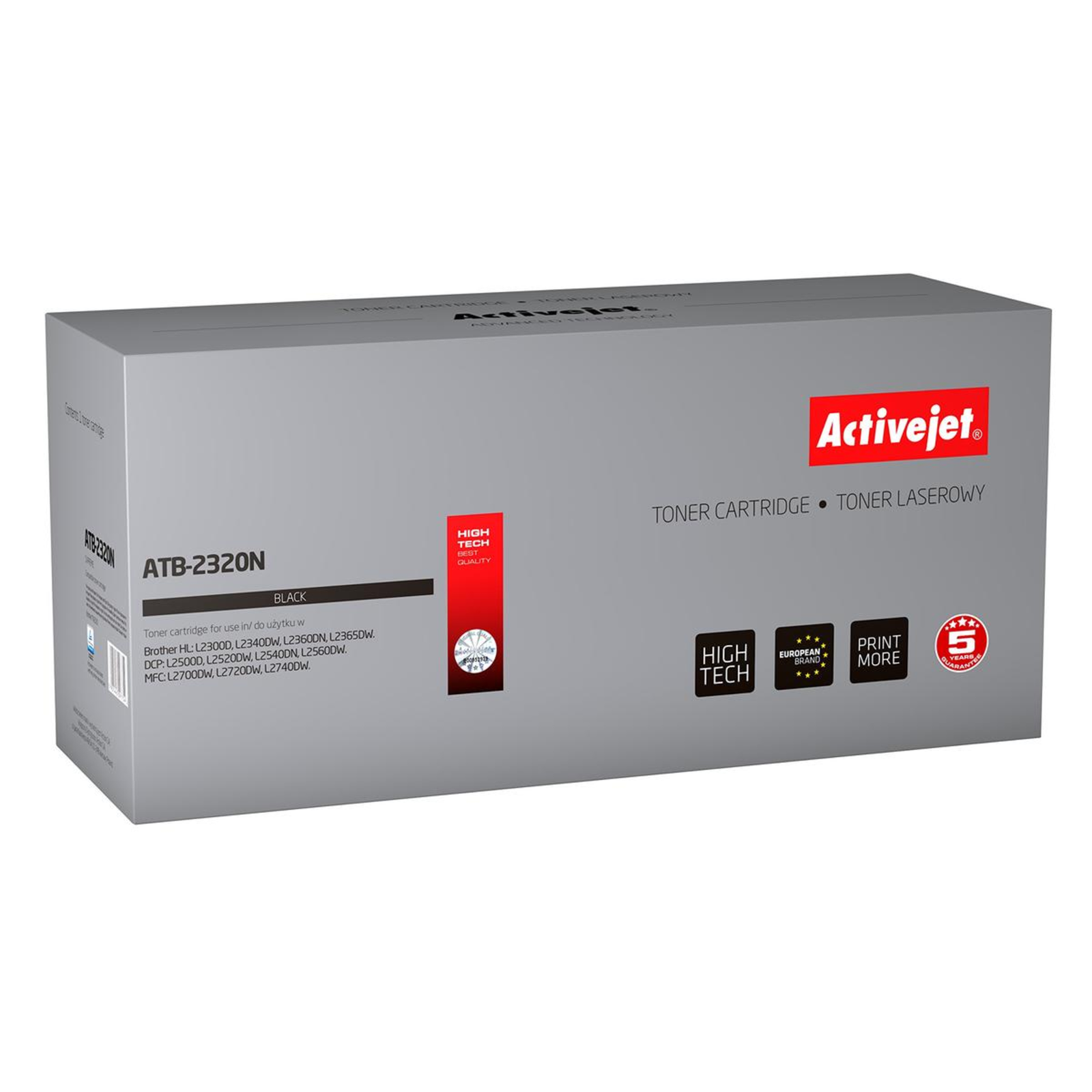 Activejet ATB-2320N Toner Replacement TN-2320 Supreme 2600 Pages Black