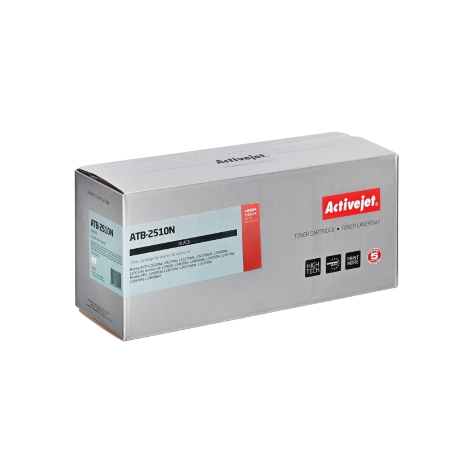 Activejet ATB-2510N Toner (replacement for Bredher TN2510 Supreme 1200 Pages Black)